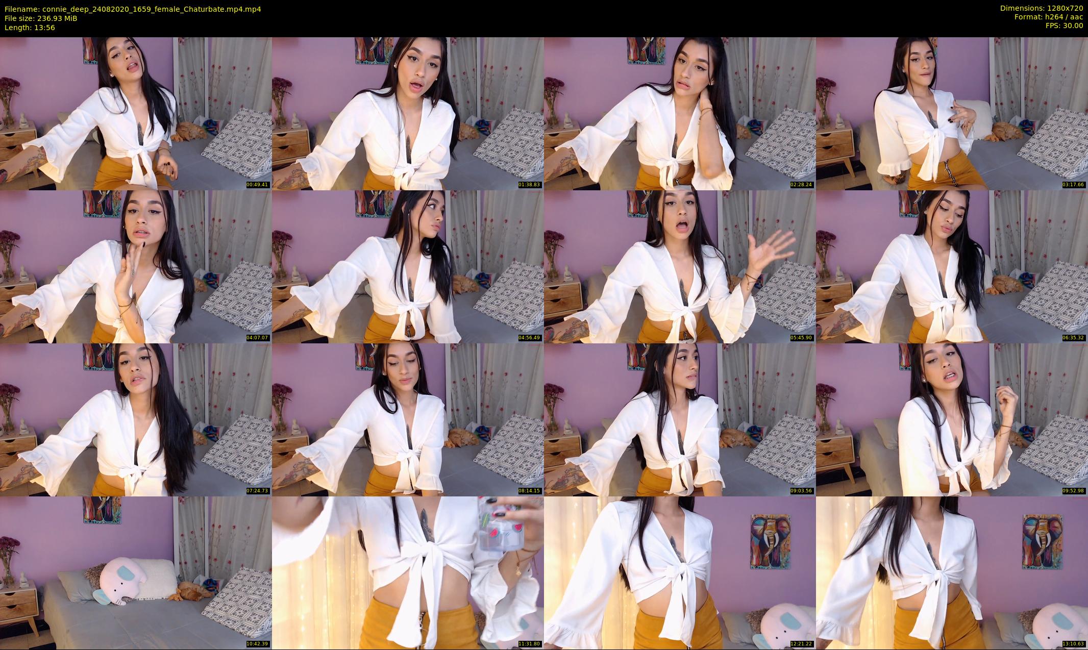 connie_deep — 14 minute Chaturbate female cam show recording, 720p, Aug 24, 2020