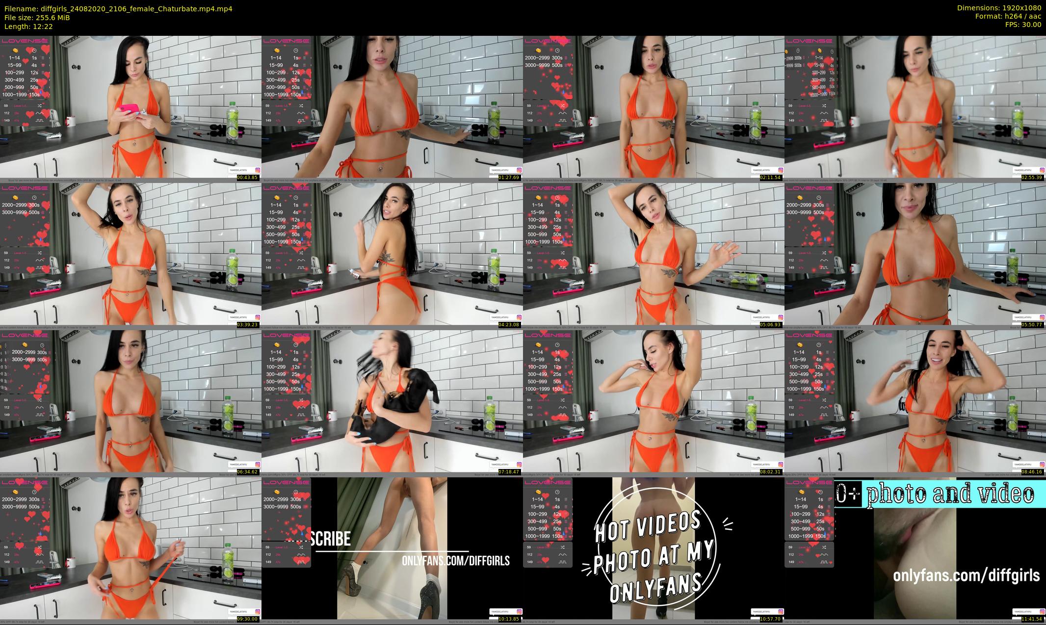 diffgirls — 13 minute Chaturbate female cam show recording, 1080p, Aug 24, 2020