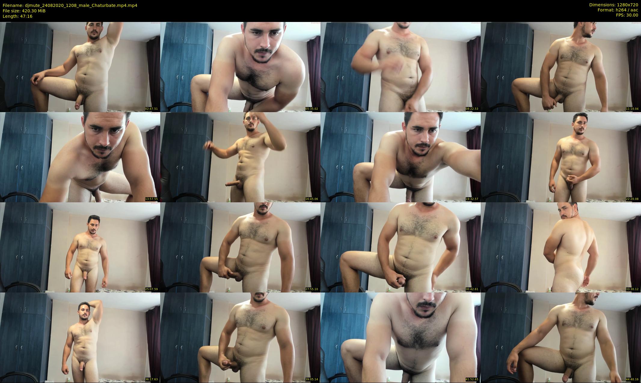 djmute — 48 minute Chaturbate male cam show recording, 720p, Aug 24, 2020