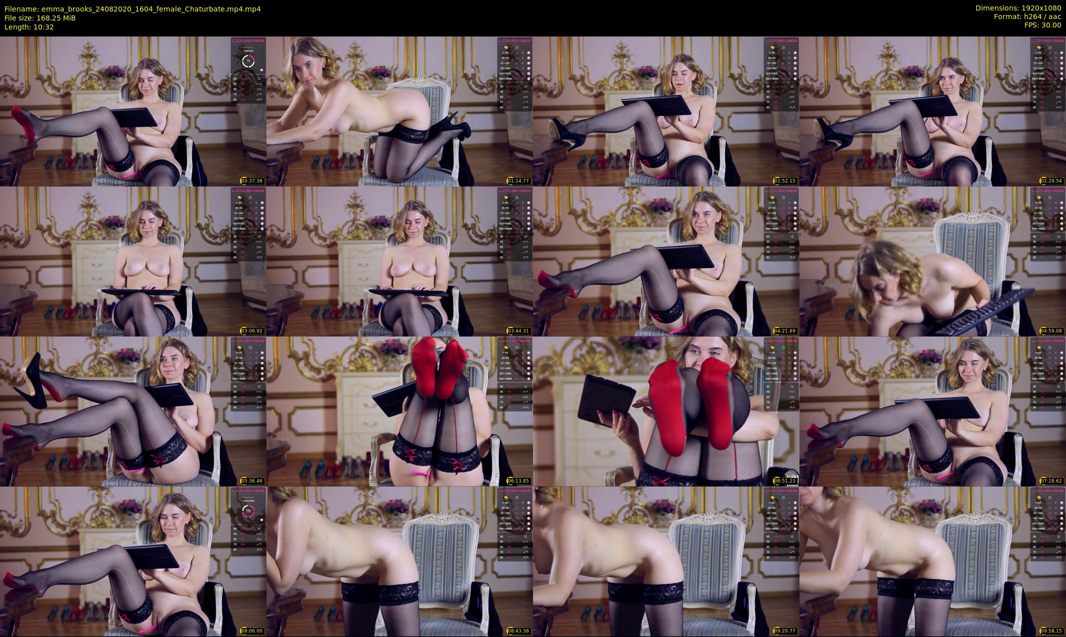 emma_brooks — 11 minute Chaturbate female cam show recording, 1080p, Aug 24, 2020