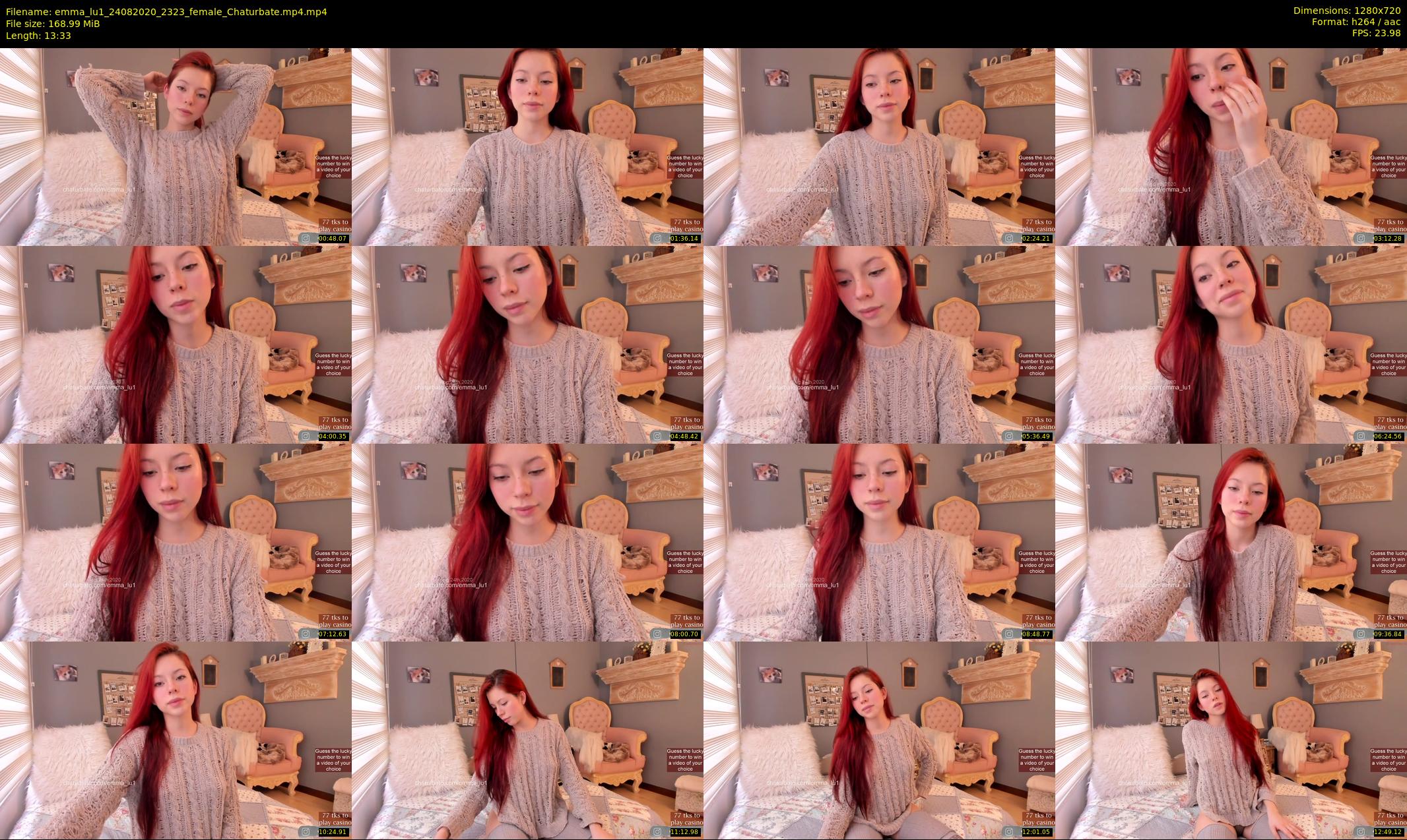 emma_lu1 — 14 minute Chaturbate female cam show recording, 720p, Aug 24, 2020