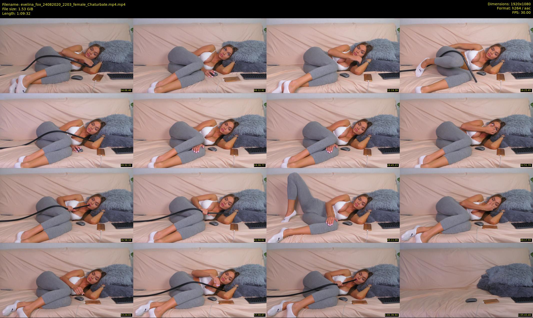 evelina_fox — 70 minute Chaturbate female cam show recording, 1080p, Aug 24, 2020