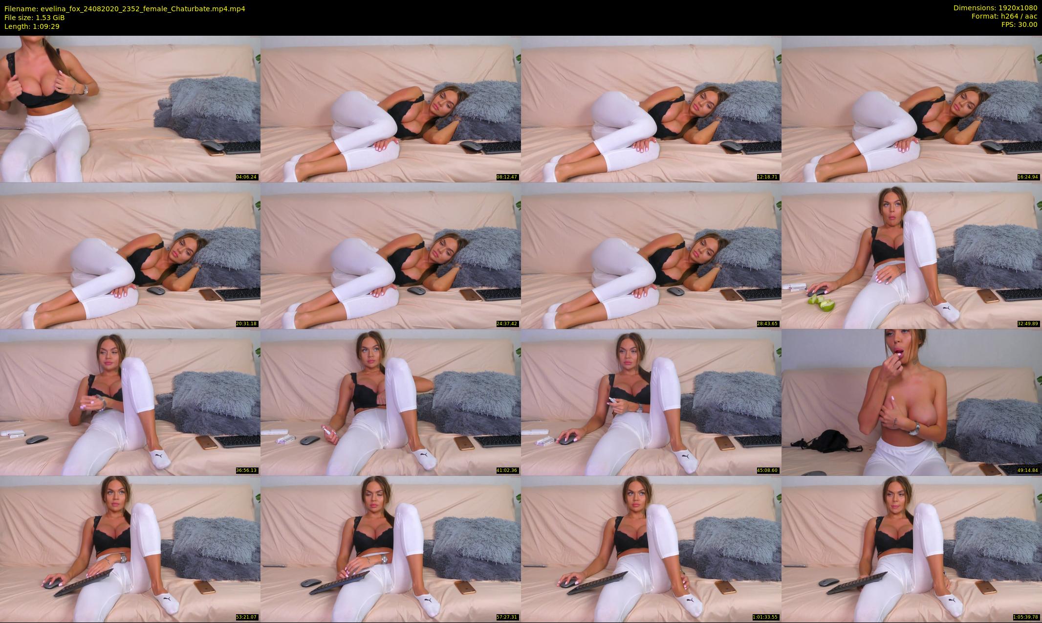evelina_fox — 70 minute Chaturbate female cam show recording, 1080p, Aug 24, 2020