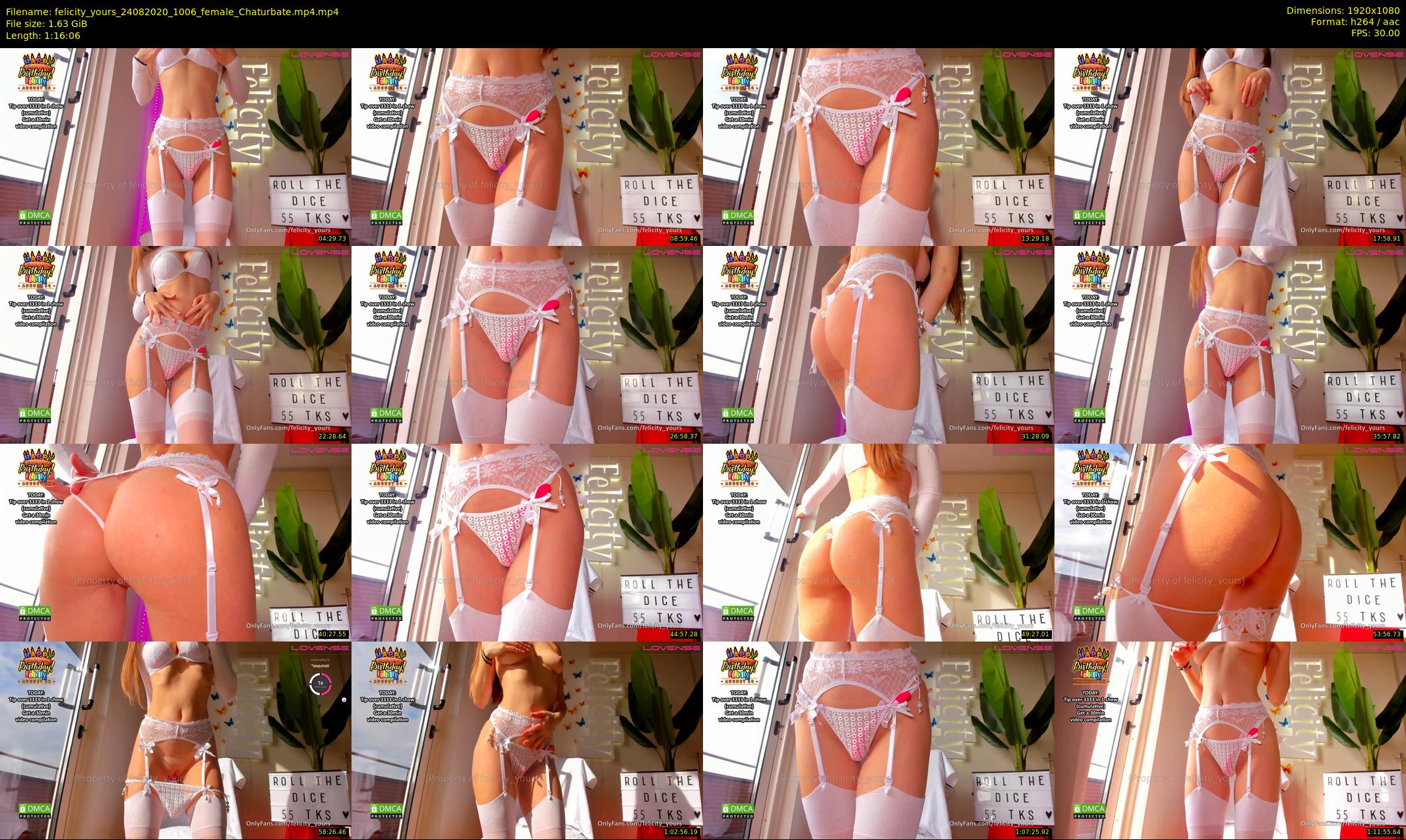 felicity_yours — 77 minute Chaturbate female cam show recording, 1080p, Aug 24, 2020