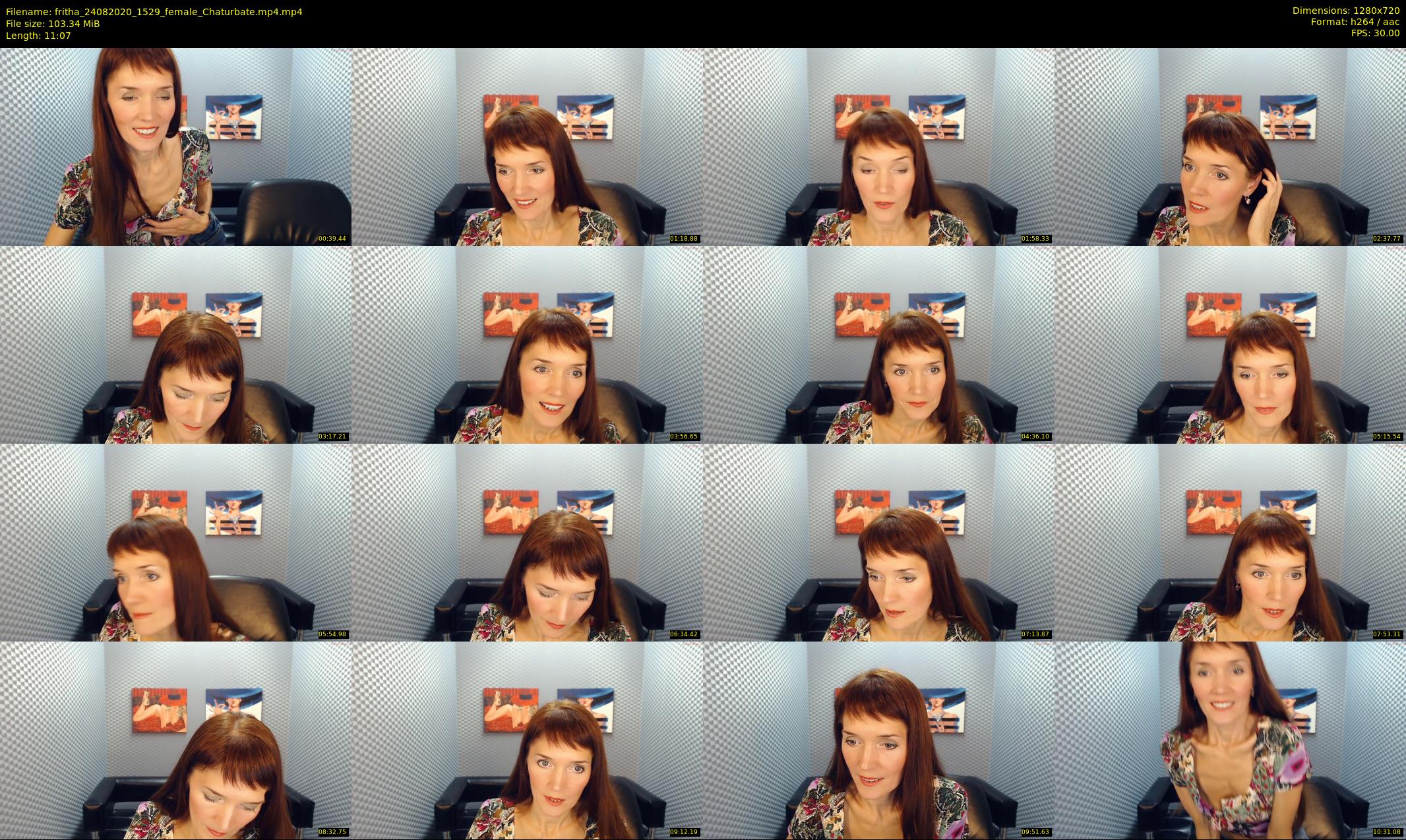 fritha — 12 minute Chaturbate female cam show recording, 720p, Aug 24, 2020