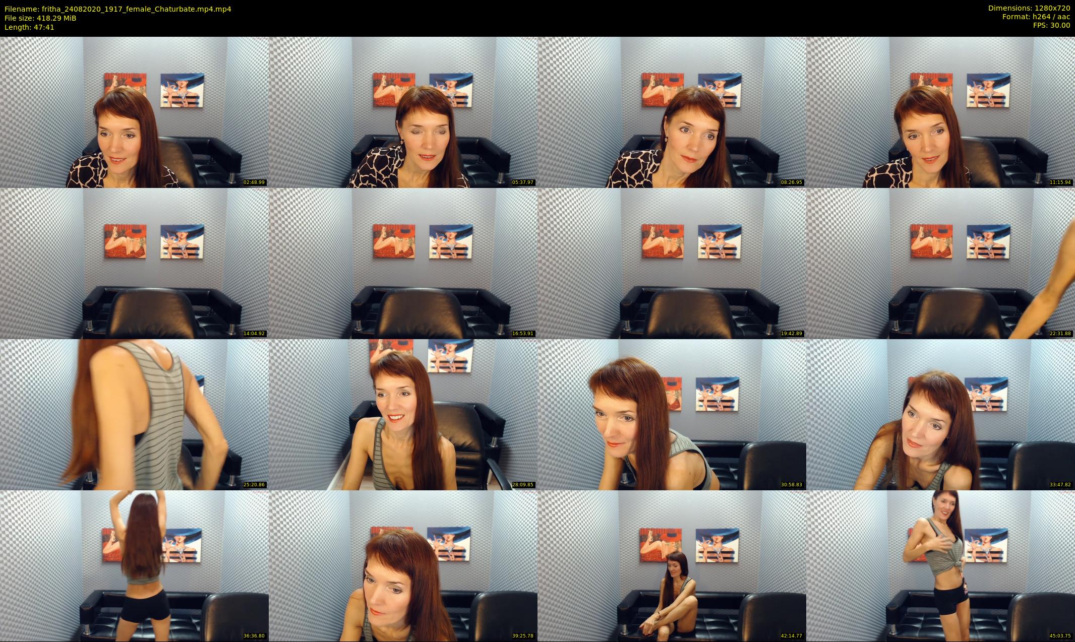 fritha — 48 minute Chaturbate female cam show recording, 720p, Aug 24, 2020