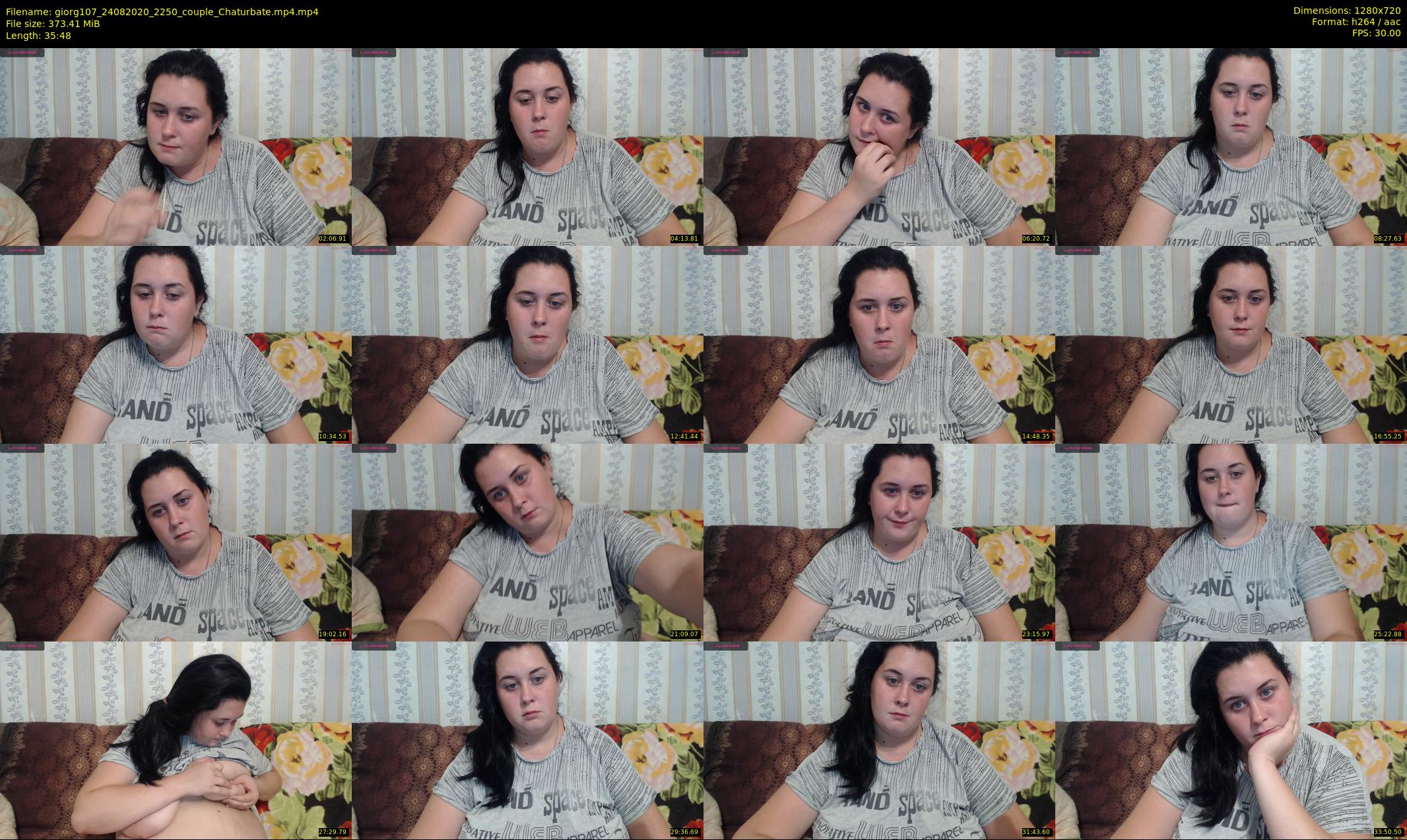 giorg107 — 36 minute Chaturbate couple cam show recording, 720p, Aug 24, 2020
