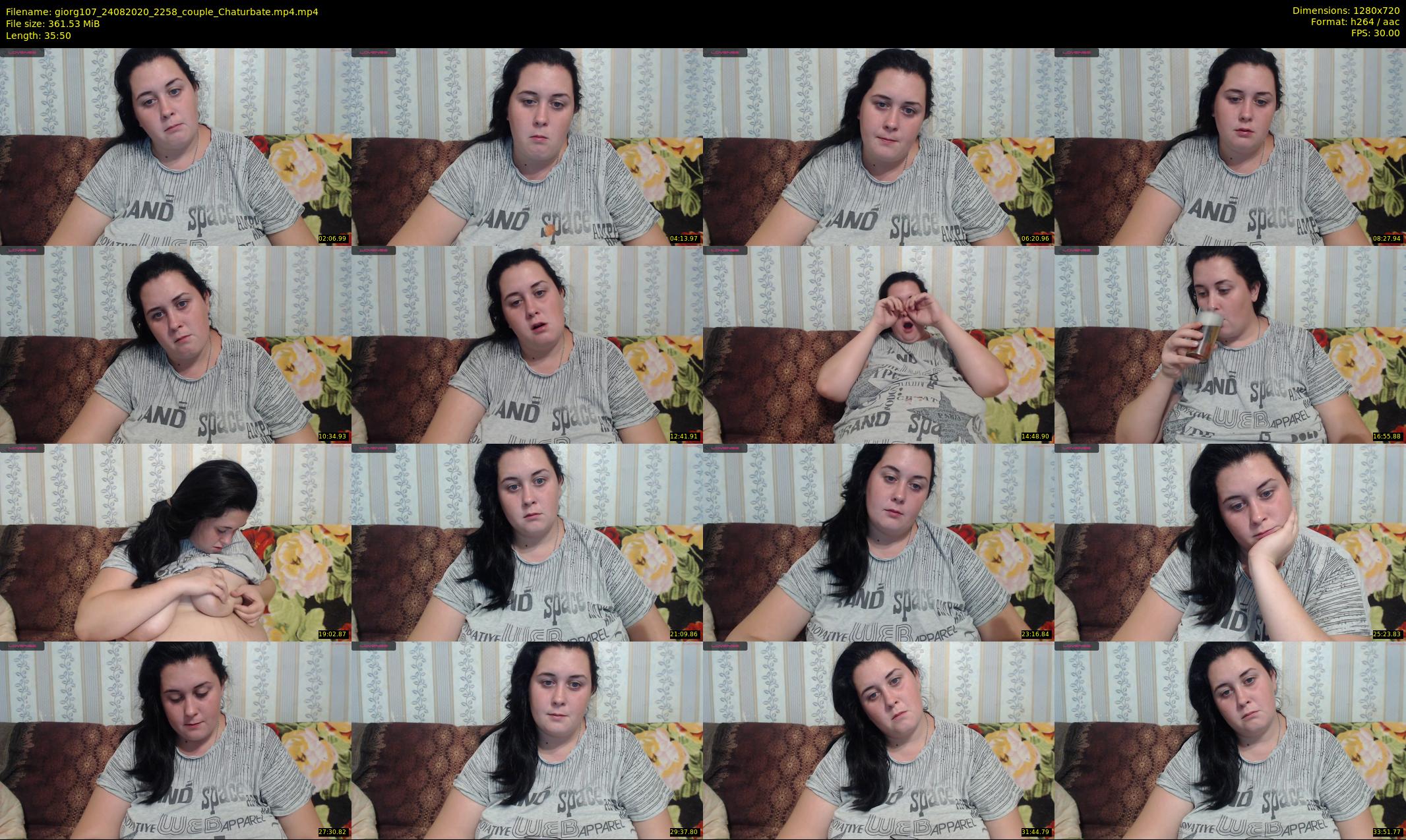 giorg107 — 36 minute Chaturbate couple cam show recording, 720p, Aug 24, 2020
