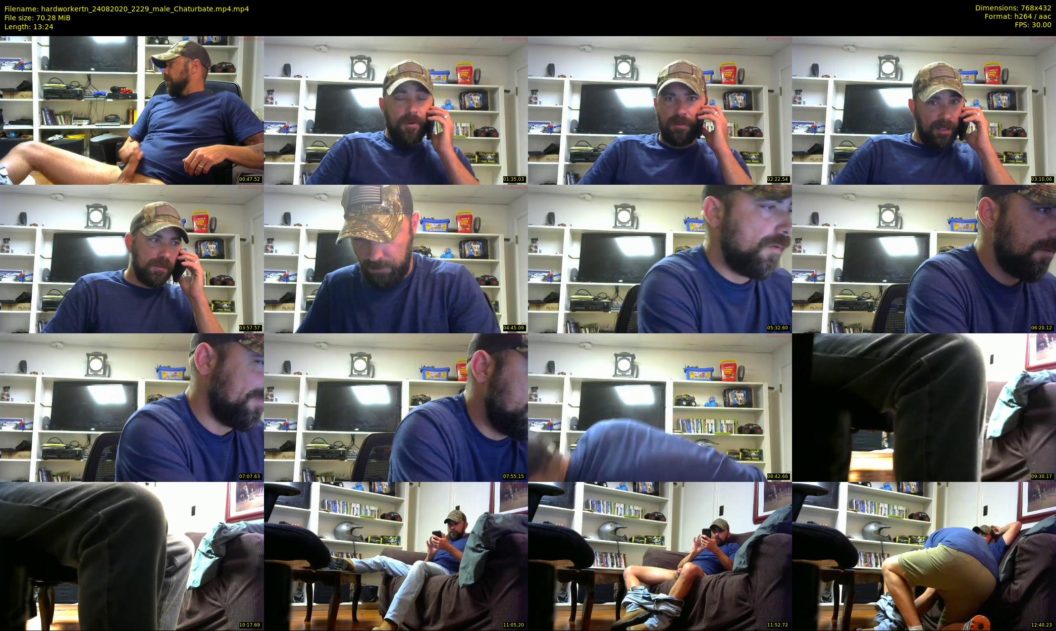 hardworkertn — 14 minute Chaturbate male cam show recording, 360p, Aug 24, 2020