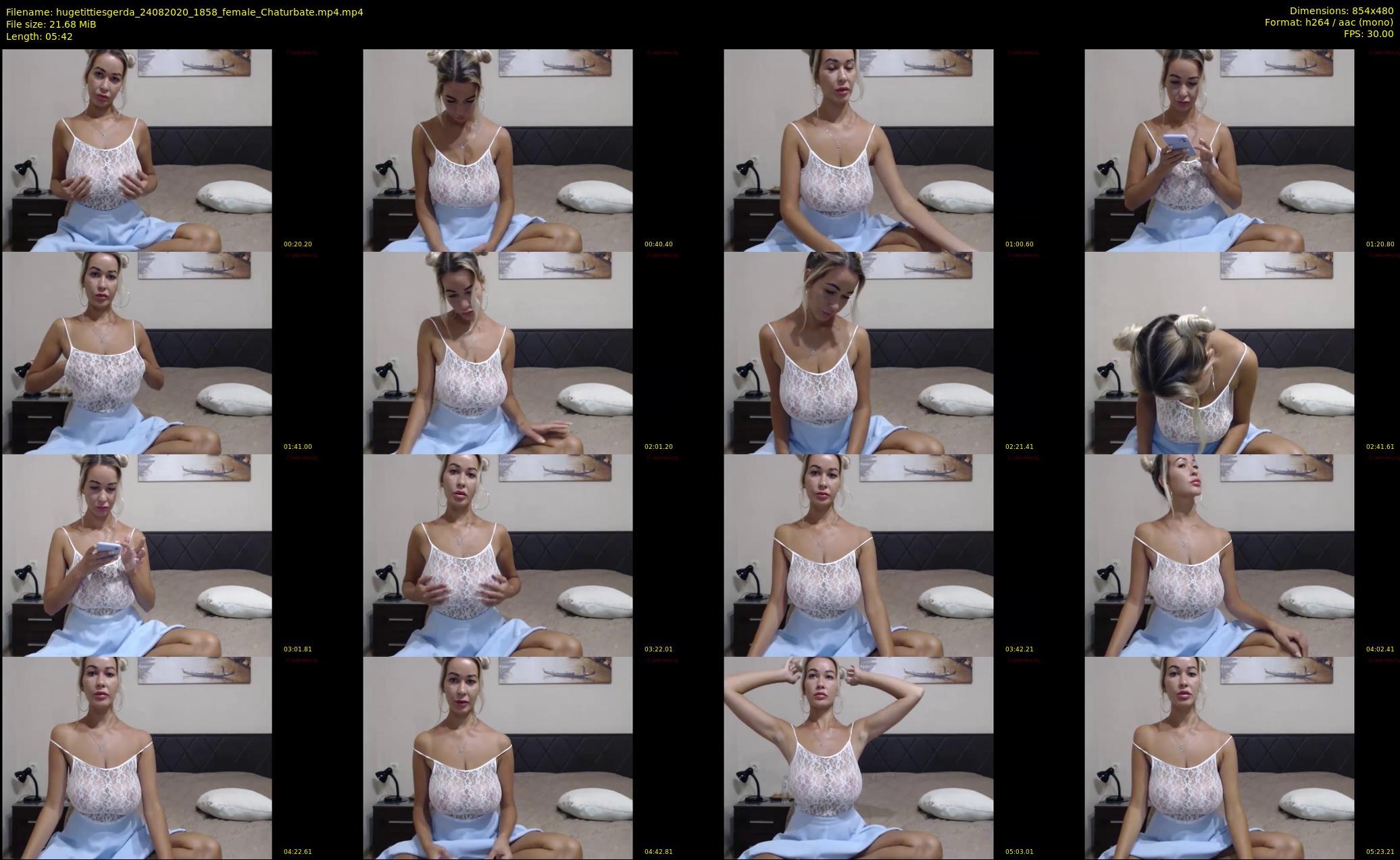hugetittiesgerda — 6 minute Chaturbate female cam show recording, 480p, Aug 24, 2020