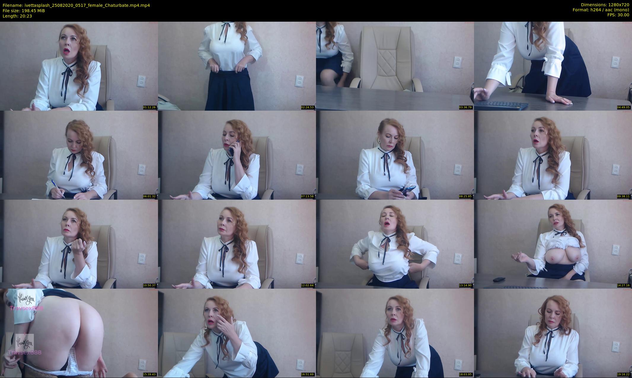 ivettasplash — 21 minute Chaturbate female cam show recording, 720p, Aug 25, 2020