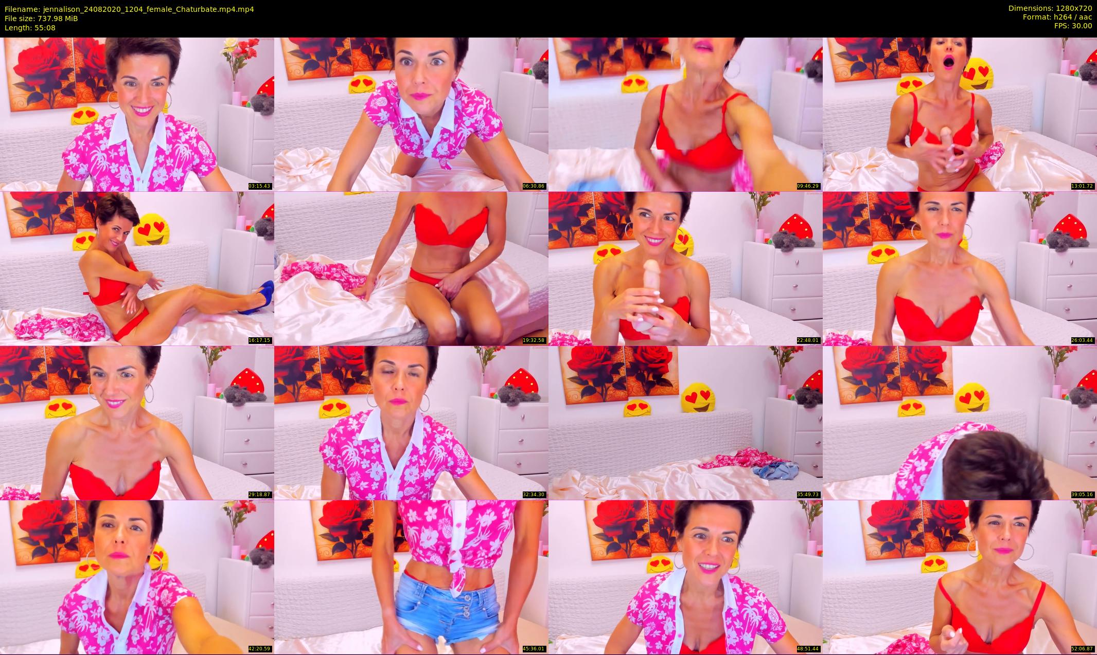jennalison — 56 minute Chaturbate female cam show recording, 720p, Aug 24, 2020
