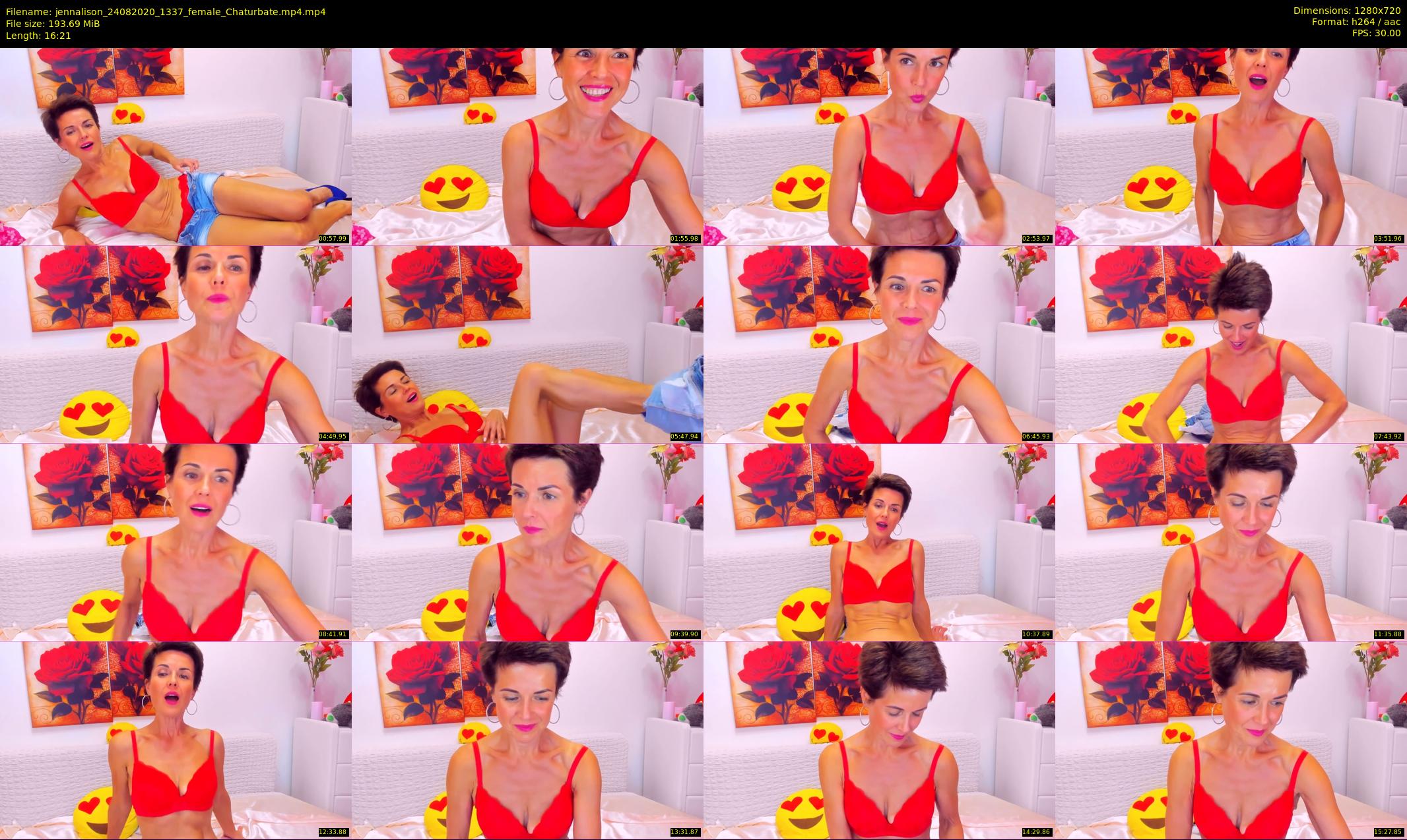 jennalison — 17 minute Chaturbate female cam show recording, 720p, Aug 24, 2020