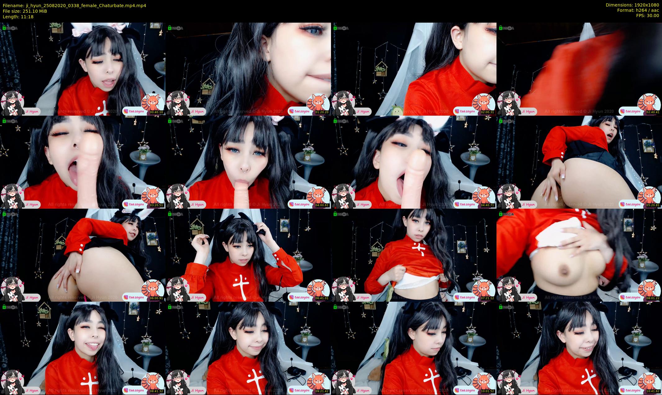 ji_hyun — 12 minute Chaturbate female cam show recording, 1080p, Aug 25, 2020