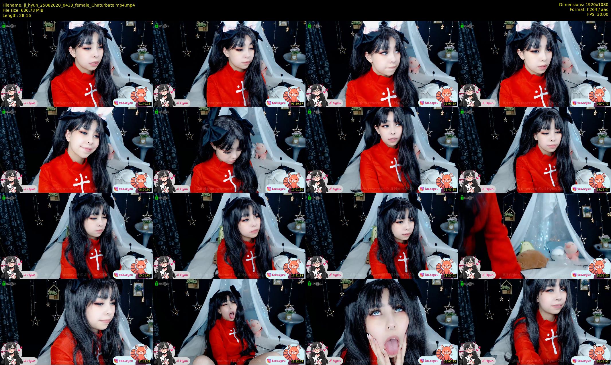 ji_hyun — 29 minute Chaturbate female cam show recording, 1080p, Aug 25, 2020
