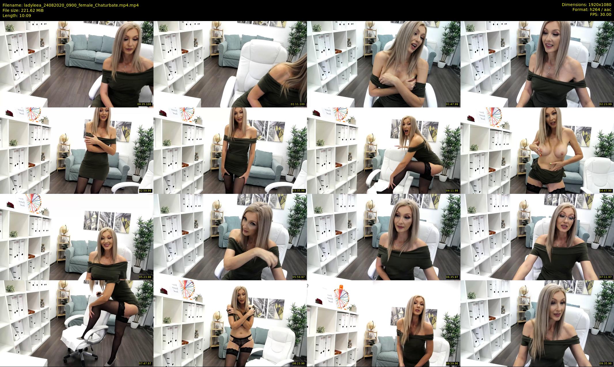 ladyleea — 11 minute Chaturbate female cam show recording, 1080p, Aug 24, 2020