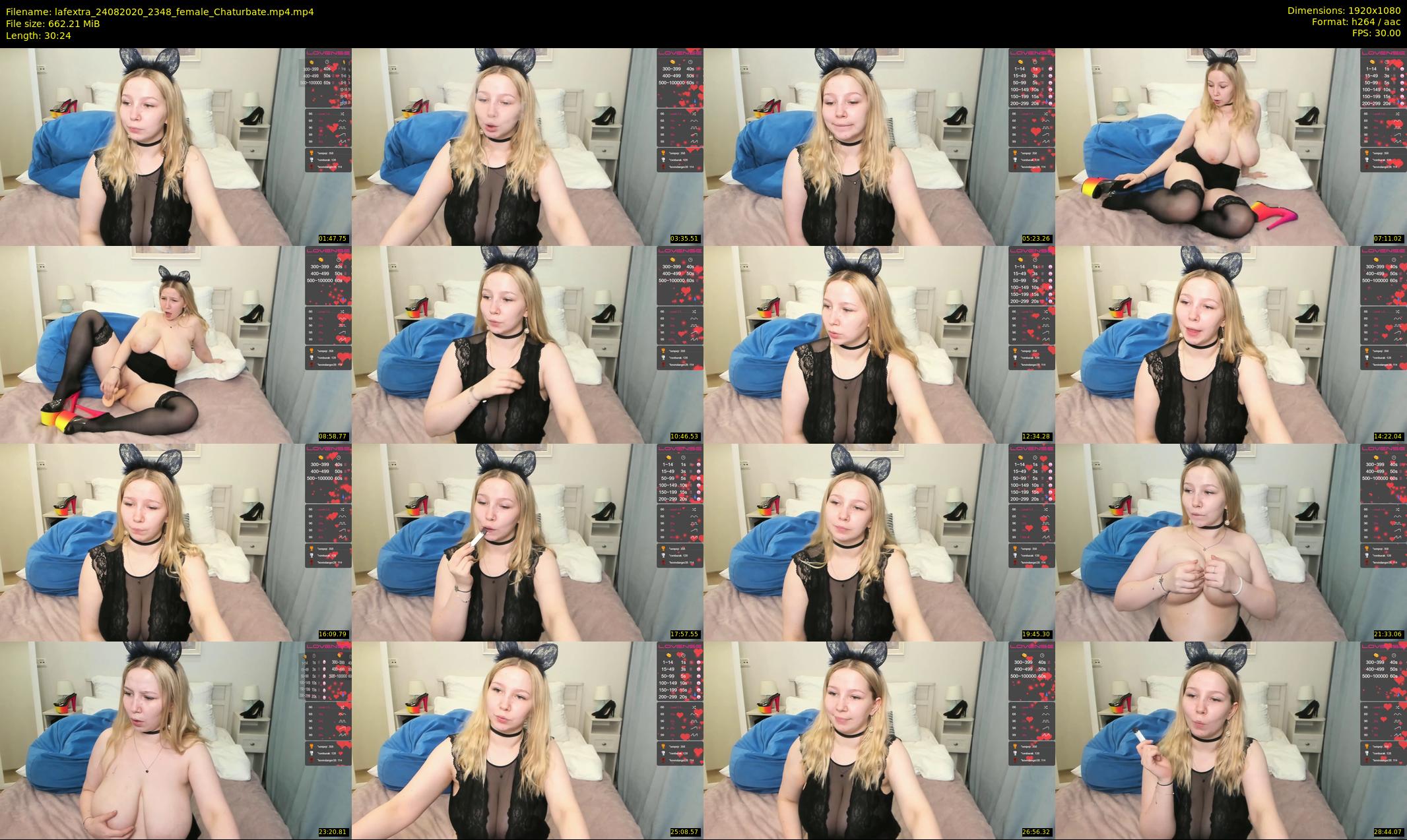 lafextra — 31 minute Chaturbate female cam show recording, 1080p, Aug 24, 2020