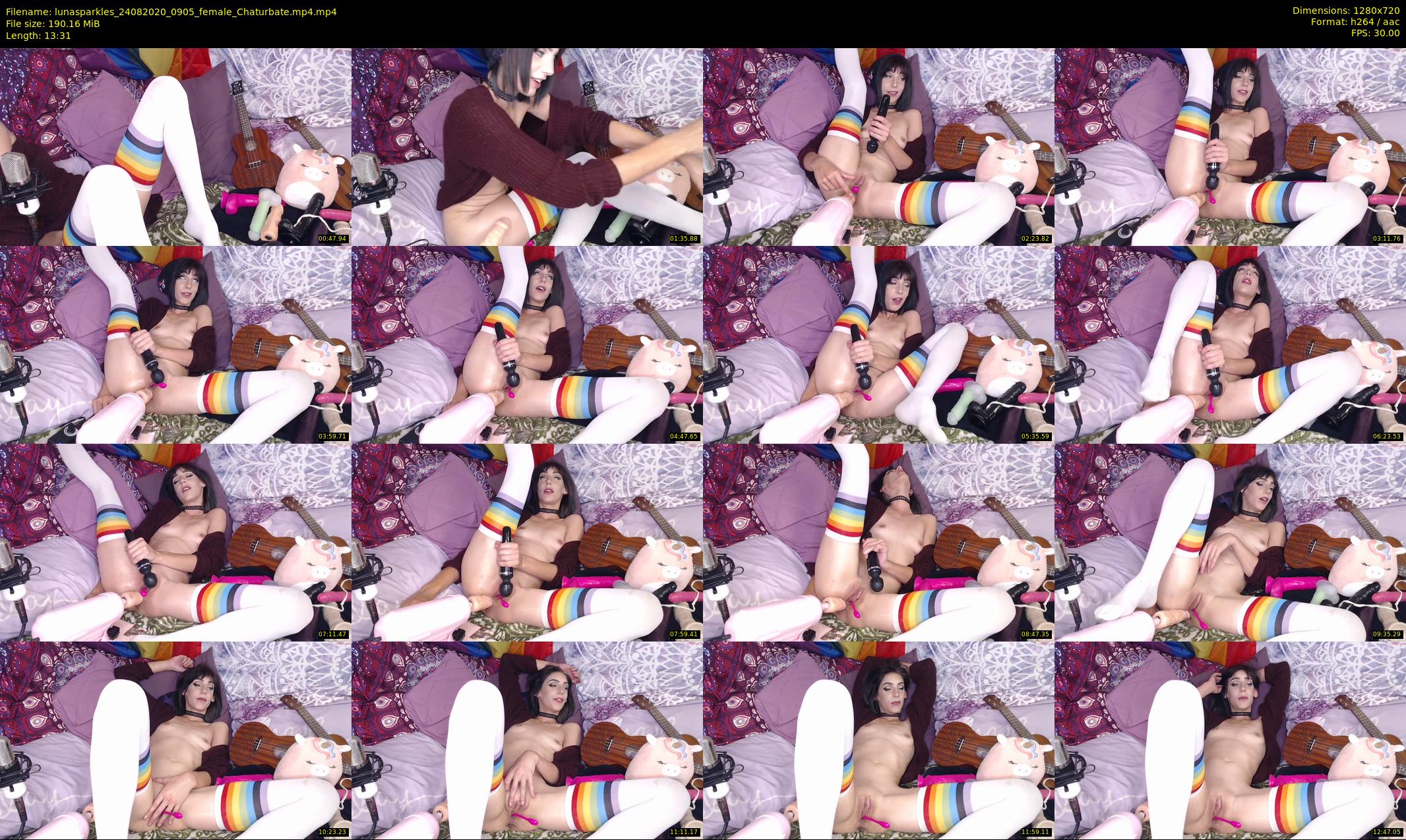 lunasparkles — 14 minute Chaturbate female cam show recording, 720p, Aug 24, 2020