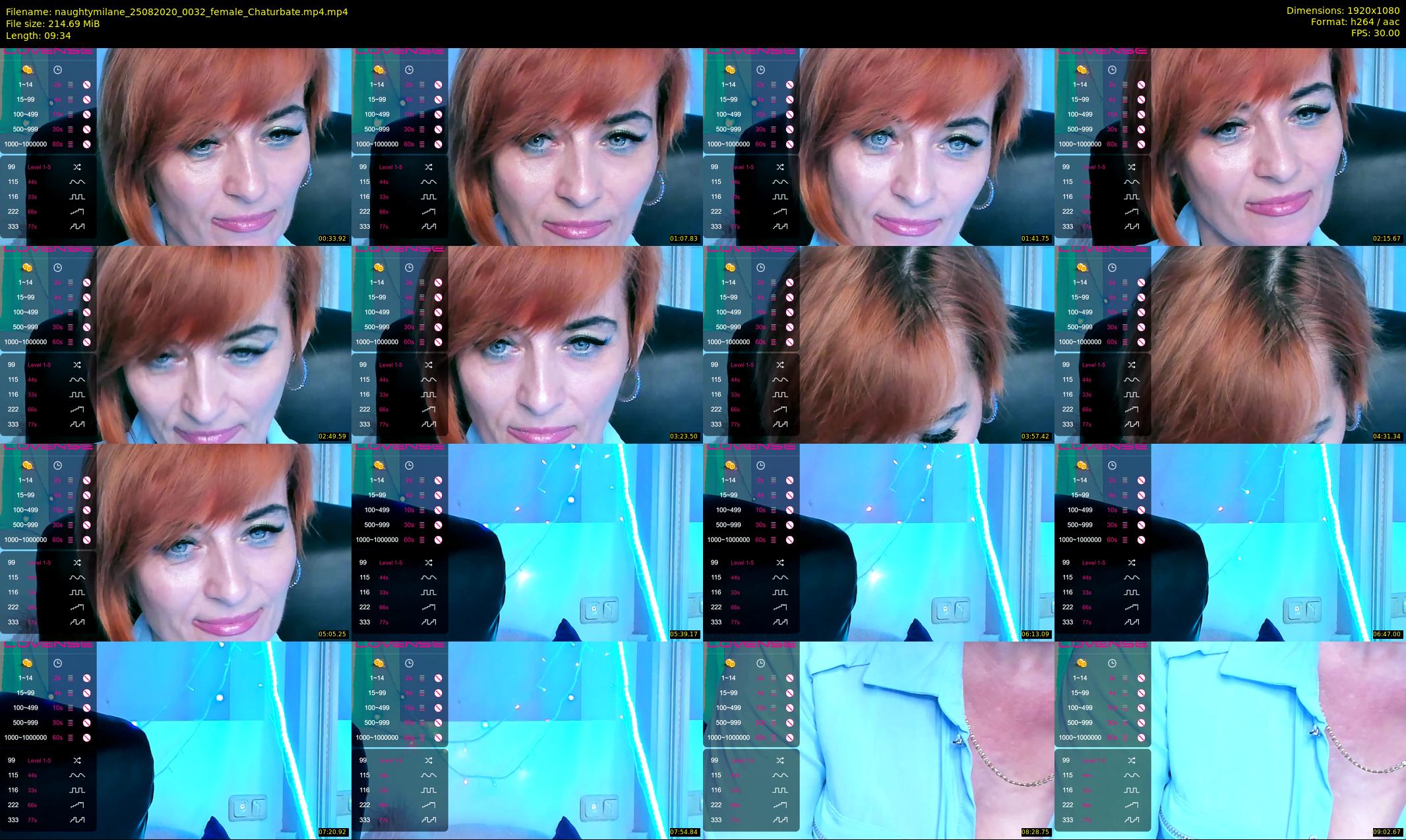 naughtymilane — 10 minute Chaturbate female cam show recording, 1080p, Aug 25, 2020