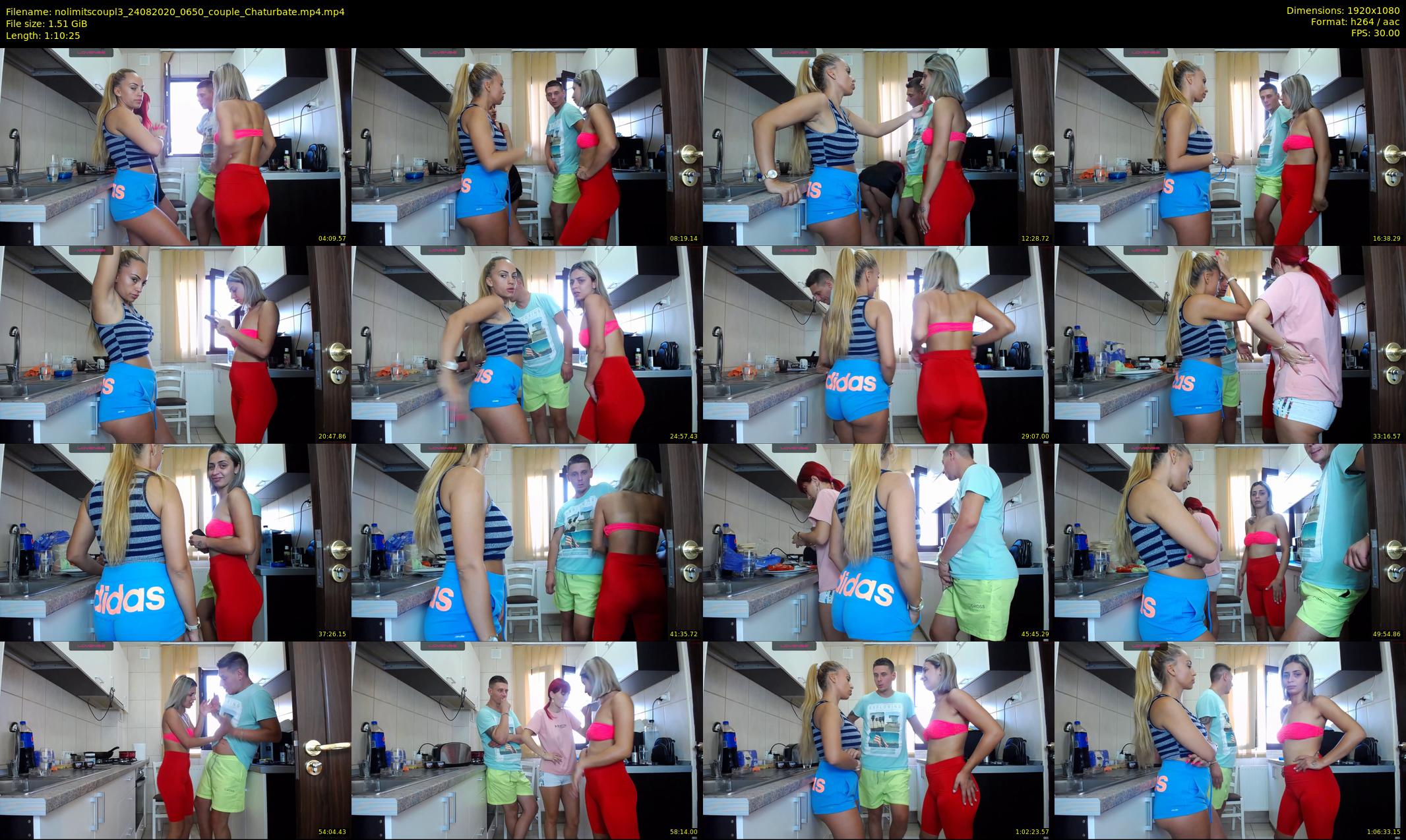 nolimitscoupl3 — 71 minute Chaturbate couple cam show recording, 1080p, Aug 24, 2020