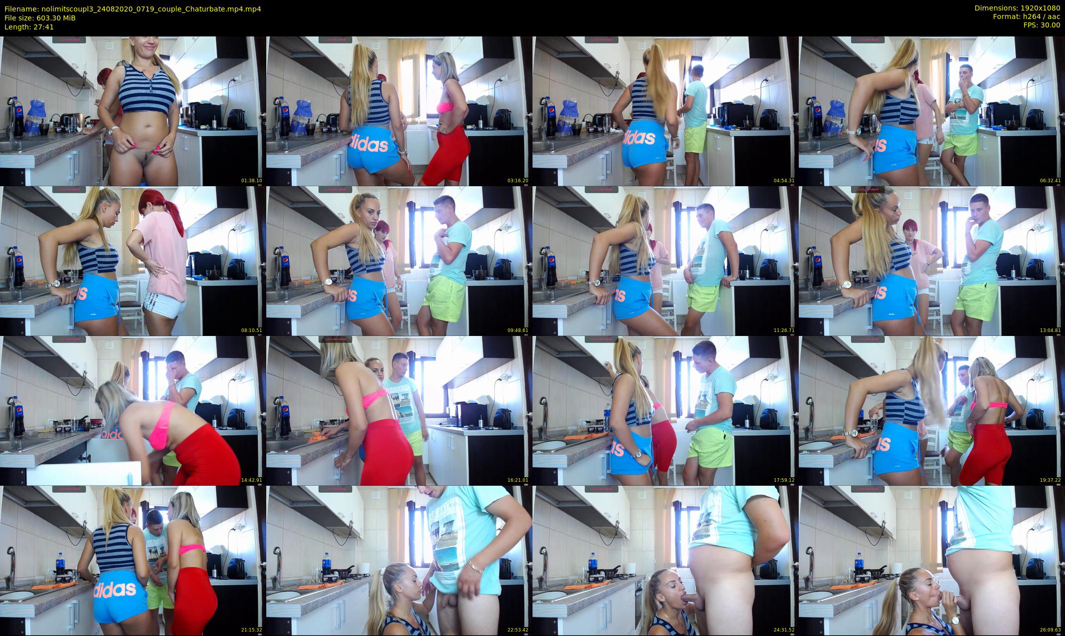 nolimitscoupl3 — 28 minute Chaturbate couple cam show recording, 1080p, Aug 24, 2020