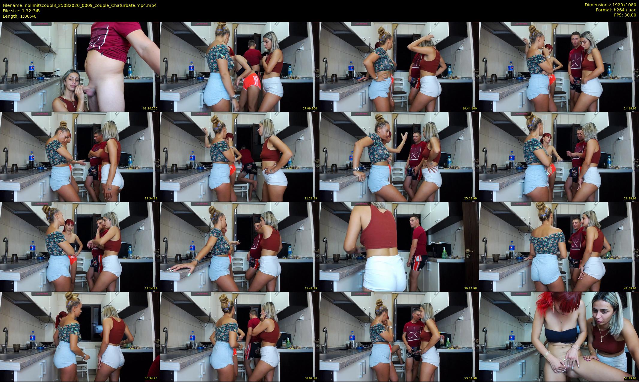 nolimitscoupl3 — 61 minute Chaturbate couple cam show recording, 1080p, Aug 25, 2020