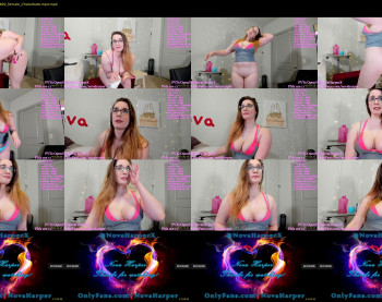 novaharper — 17 minute Chaturbate female cam show recording, 1080p, Aug 24, 2020