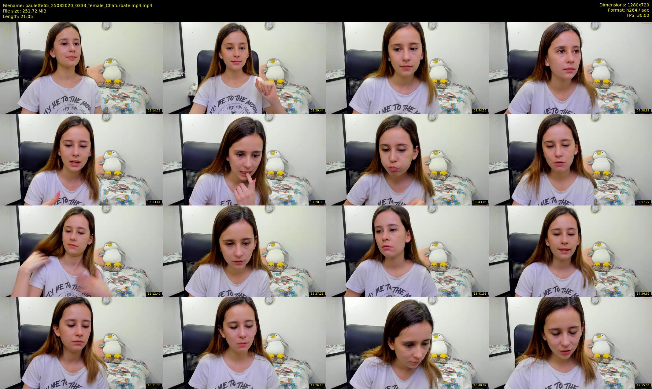 paulette65 — 22 minute Chaturbate female cam show recording, 720p, Aug 25, 2020