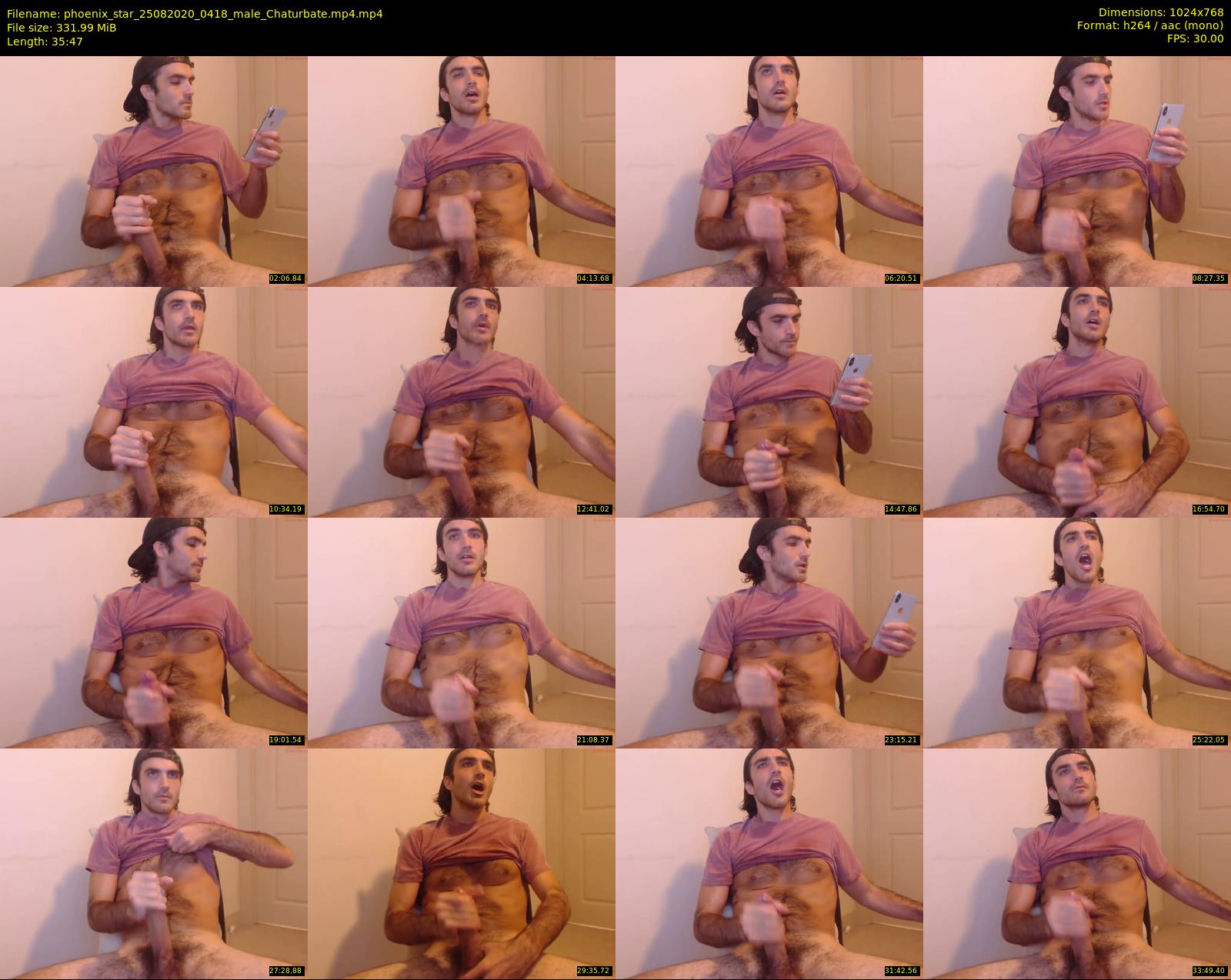 phoenix_star — 36 minute Chaturbate male cam show recording, 720p, Aug 25, 2020