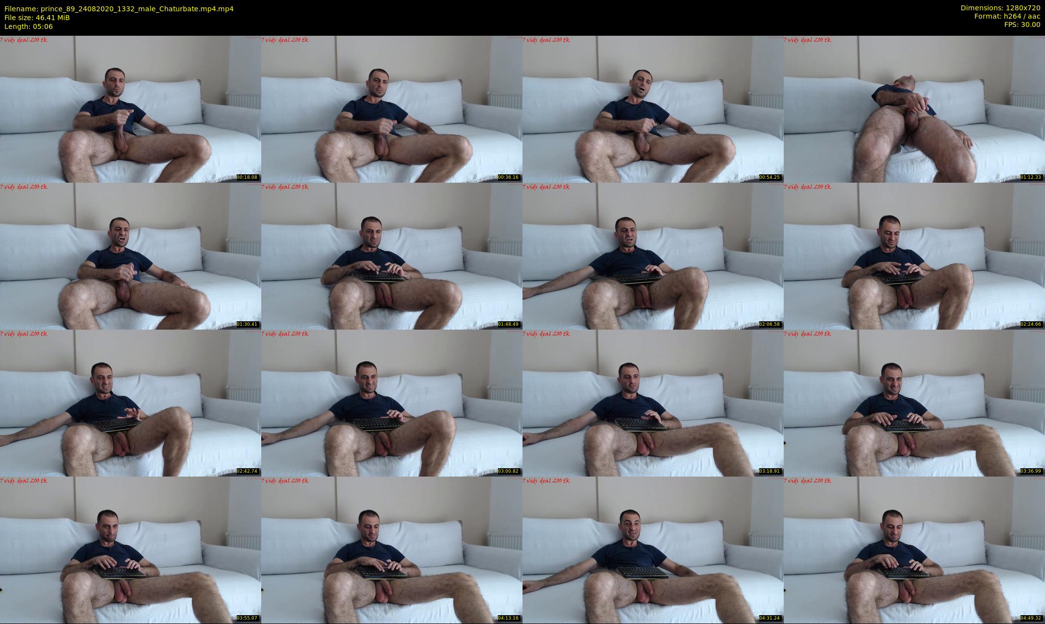 prince_89 — 6 minute Chaturbate male cam show recording, 720p, Aug 24, 2020