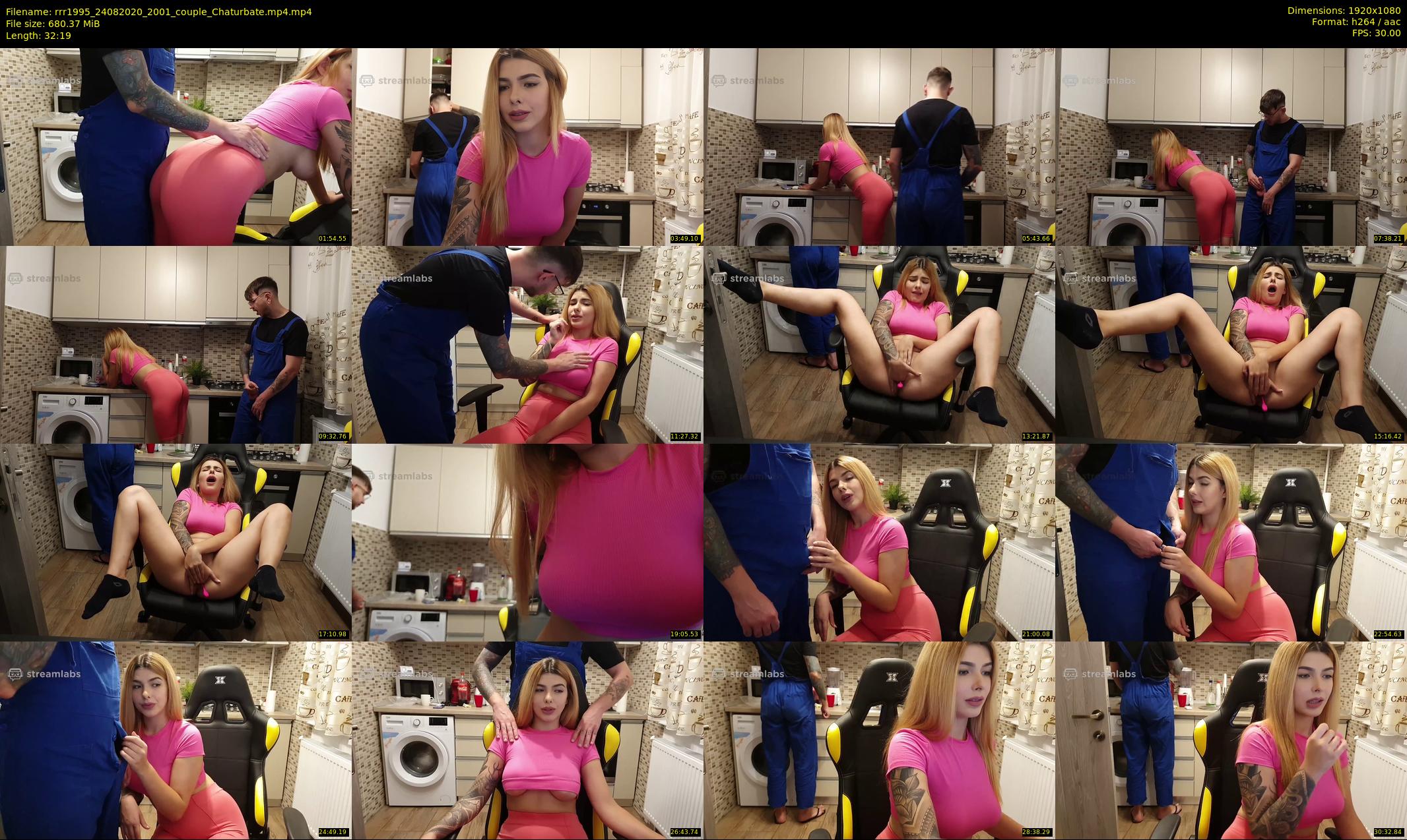 rrr1995 — 33 minute Chaturbate couple cam show recording, 1080p, Aug 24, 2020