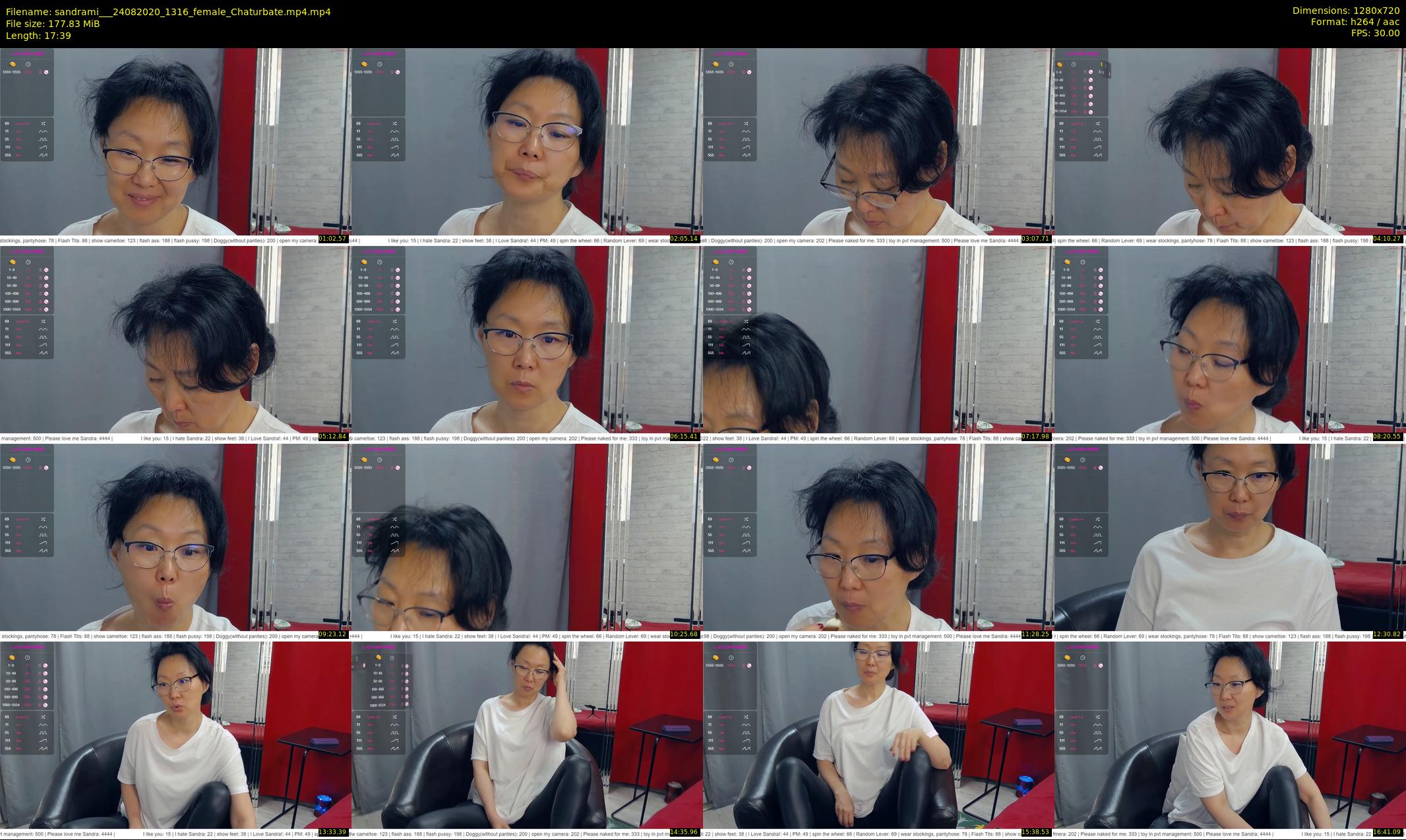 sandrami__ — 18 minute Chaturbate female cam show recording, 720p, Aug 24, 2020