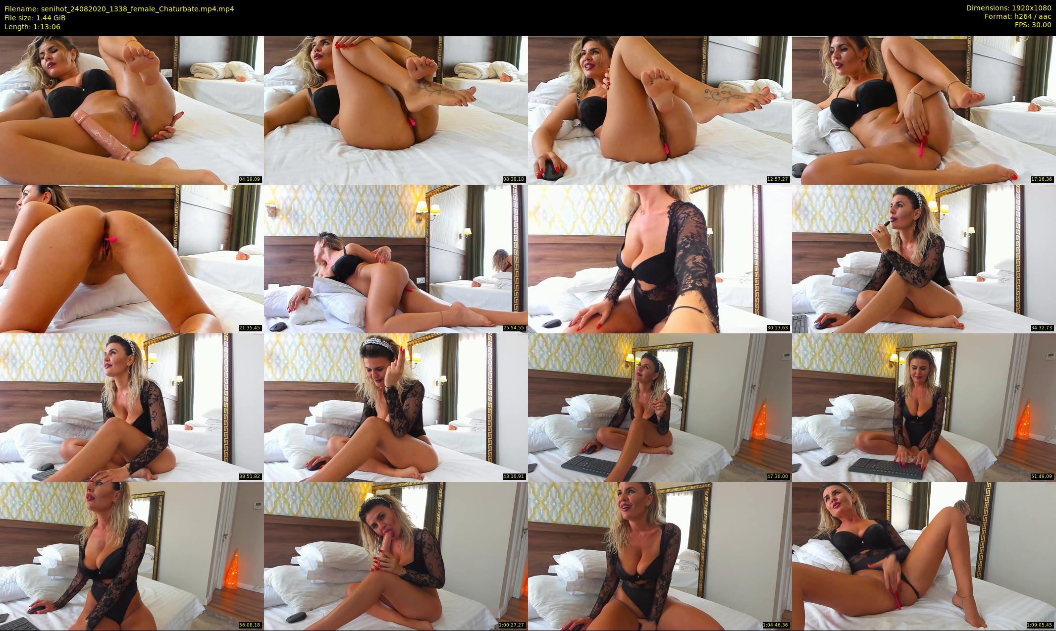 senihot — 74 minute Chaturbate female cam show recording, 1080p, Aug 24, 2020