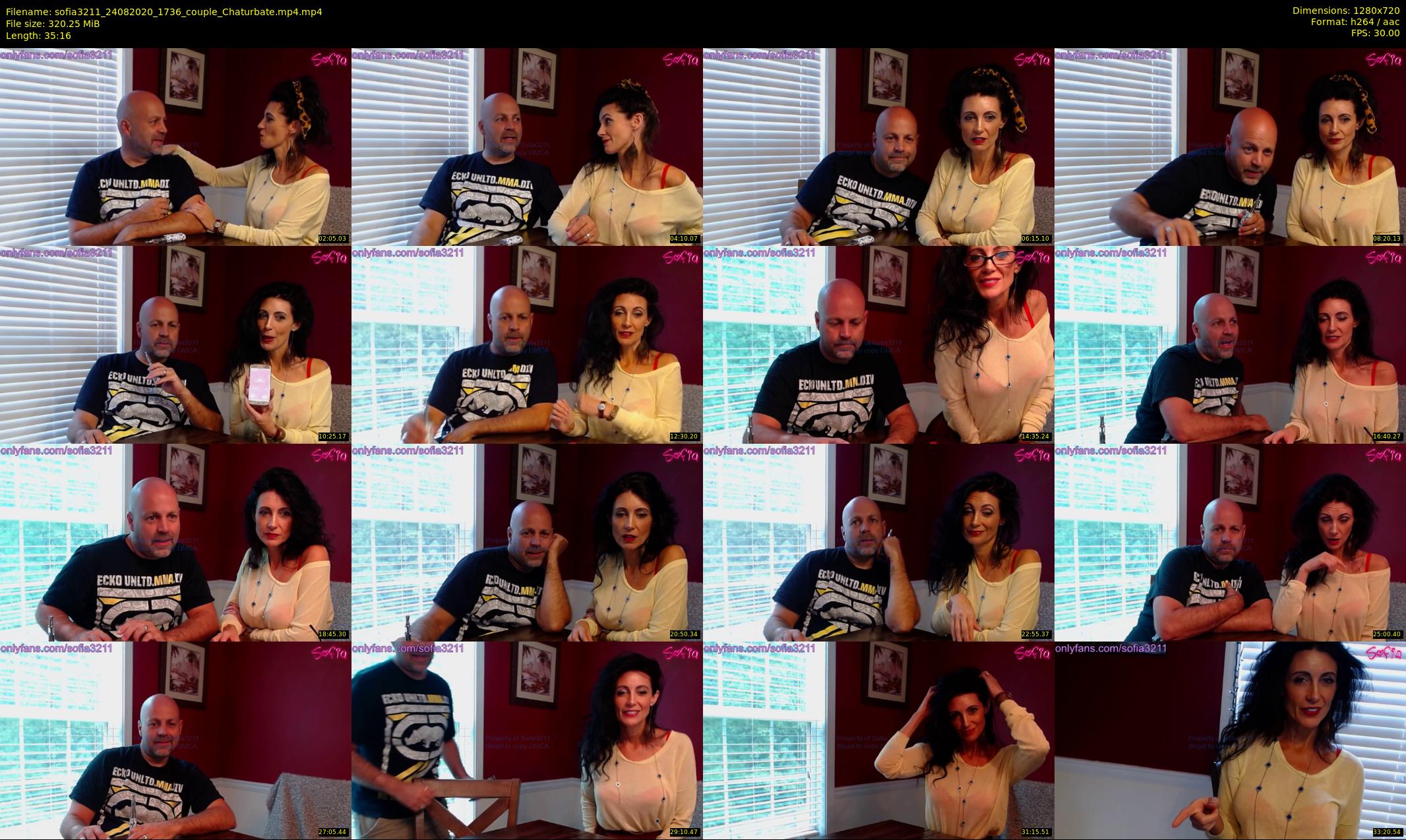 sofia3211 — 36 minute Chaturbate couple cam show recording, 720p, Aug 24, 2020