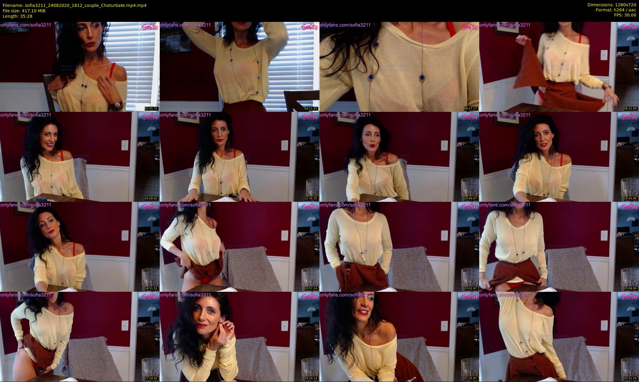 sofia3211 — 36 minute Chaturbate couple cam show recording, 720p, Aug 24, 2020