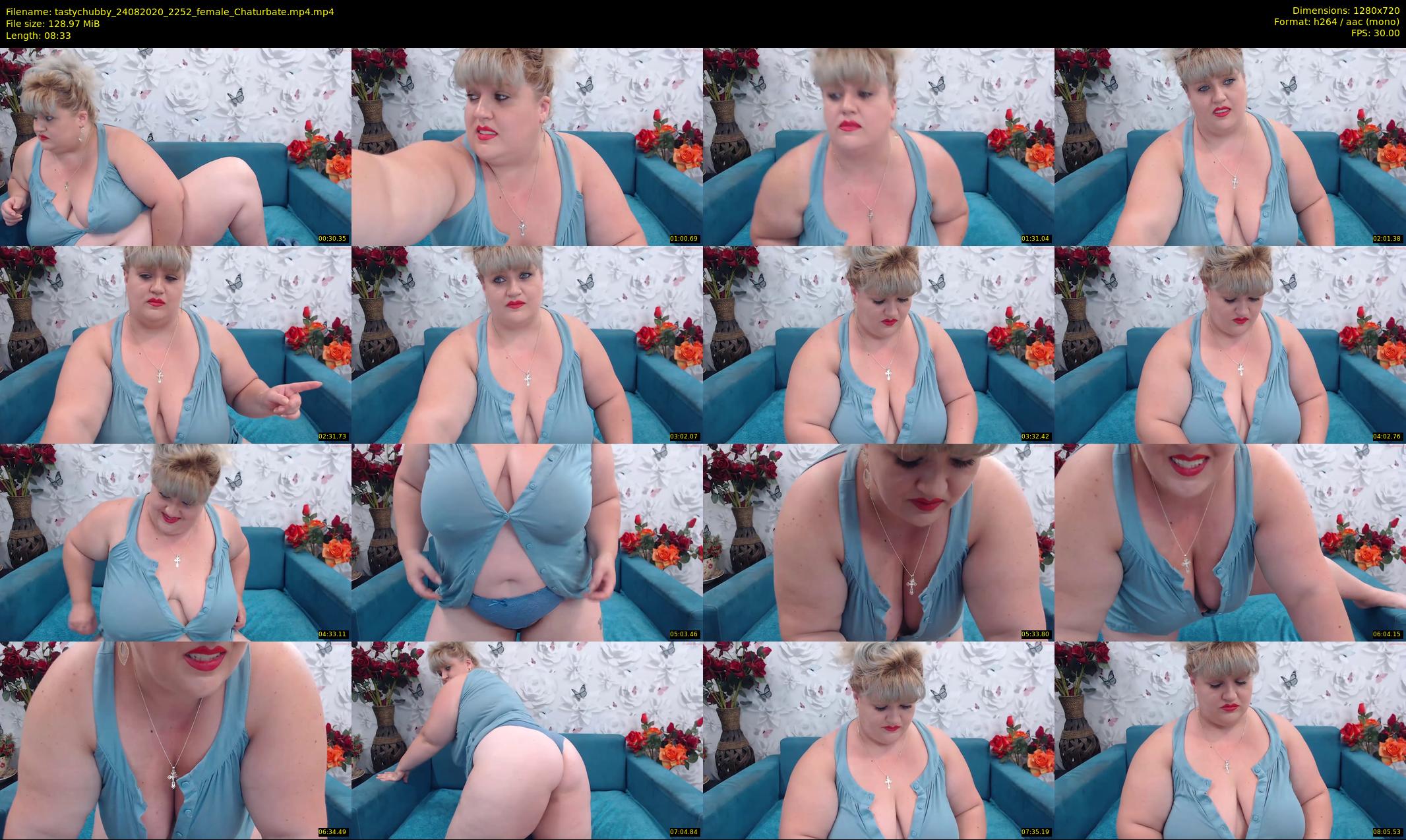 tastychubby — 9 minute Chaturbate female cam show recording, 720p, Aug 24, 2020