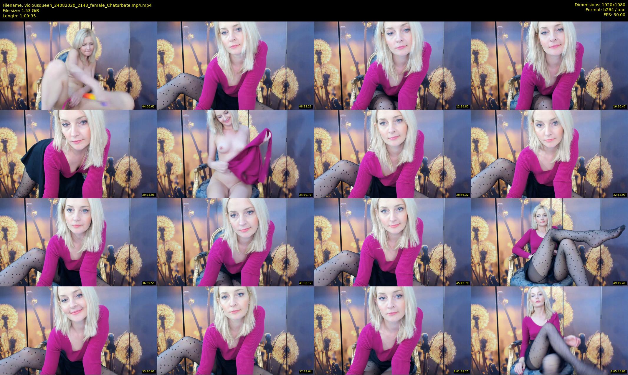 viciousqueen — 70 minute Chaturbate female cam show recording, 1080p, Aug 24, 2020