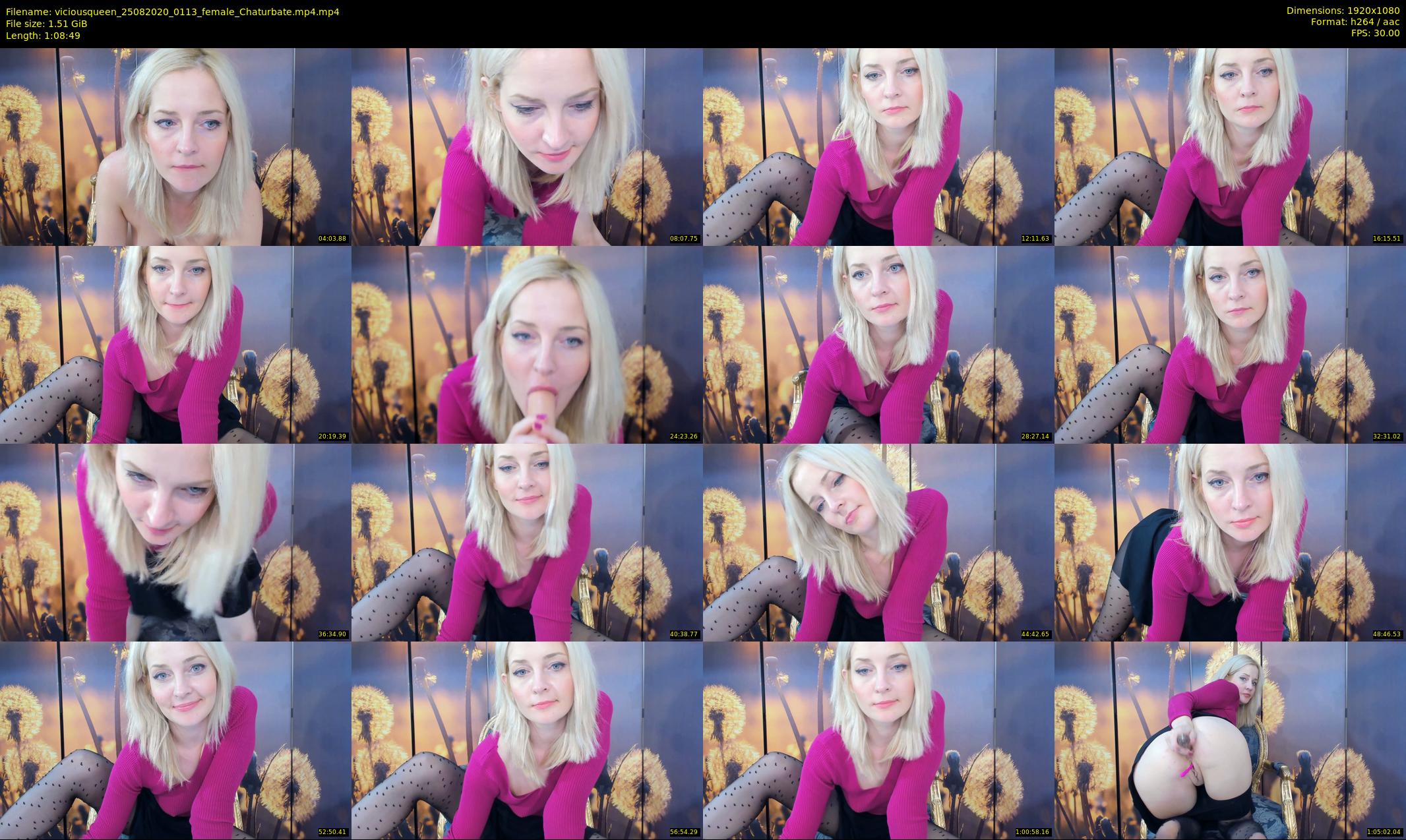 viciousqueen — 69 minute Chaturbate female cam show recording, 1080p, Aug 25, 2020