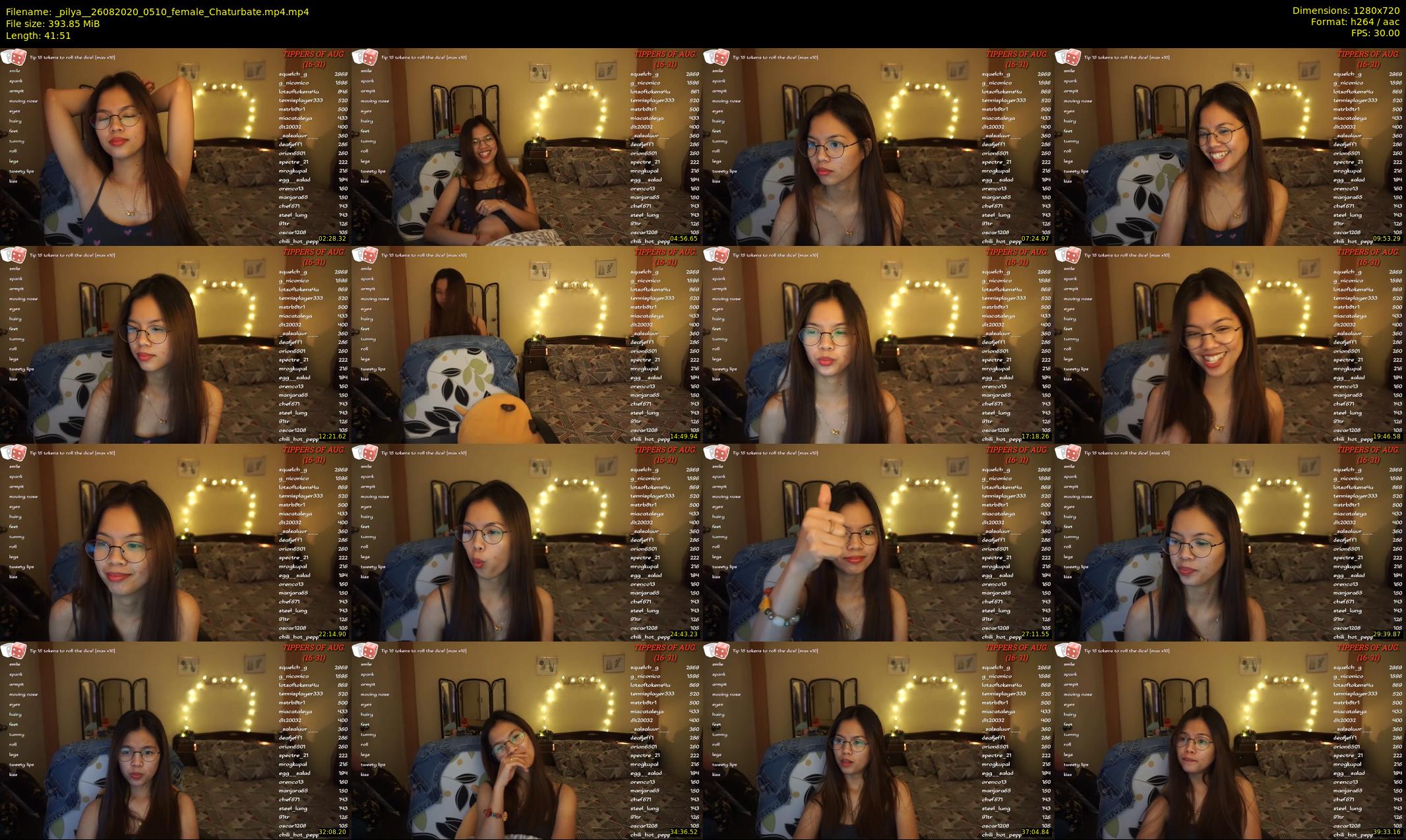 _pilya_ — 42 minute Chaturbate female cam show recording, 720p, Aug 26, 2020
