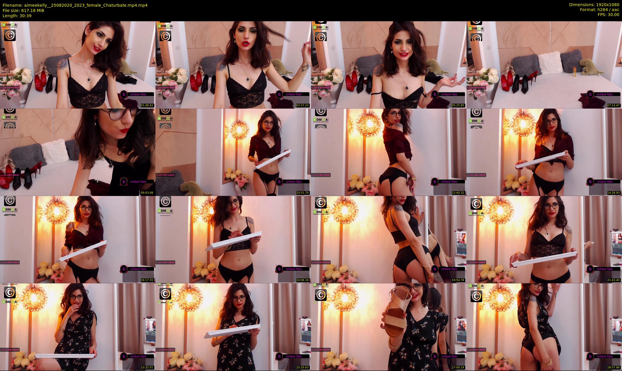 aimeekelly_ — 31 minute Chaturbate female cam show recording, 1080p, Aug 25, 2020