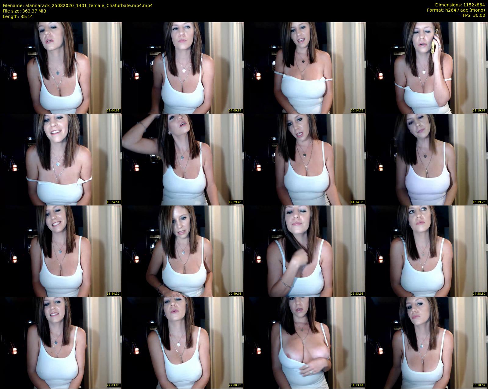 alannarack — 36 minute Chaturbate female cam show recording, 720p, Aug 25, 2020