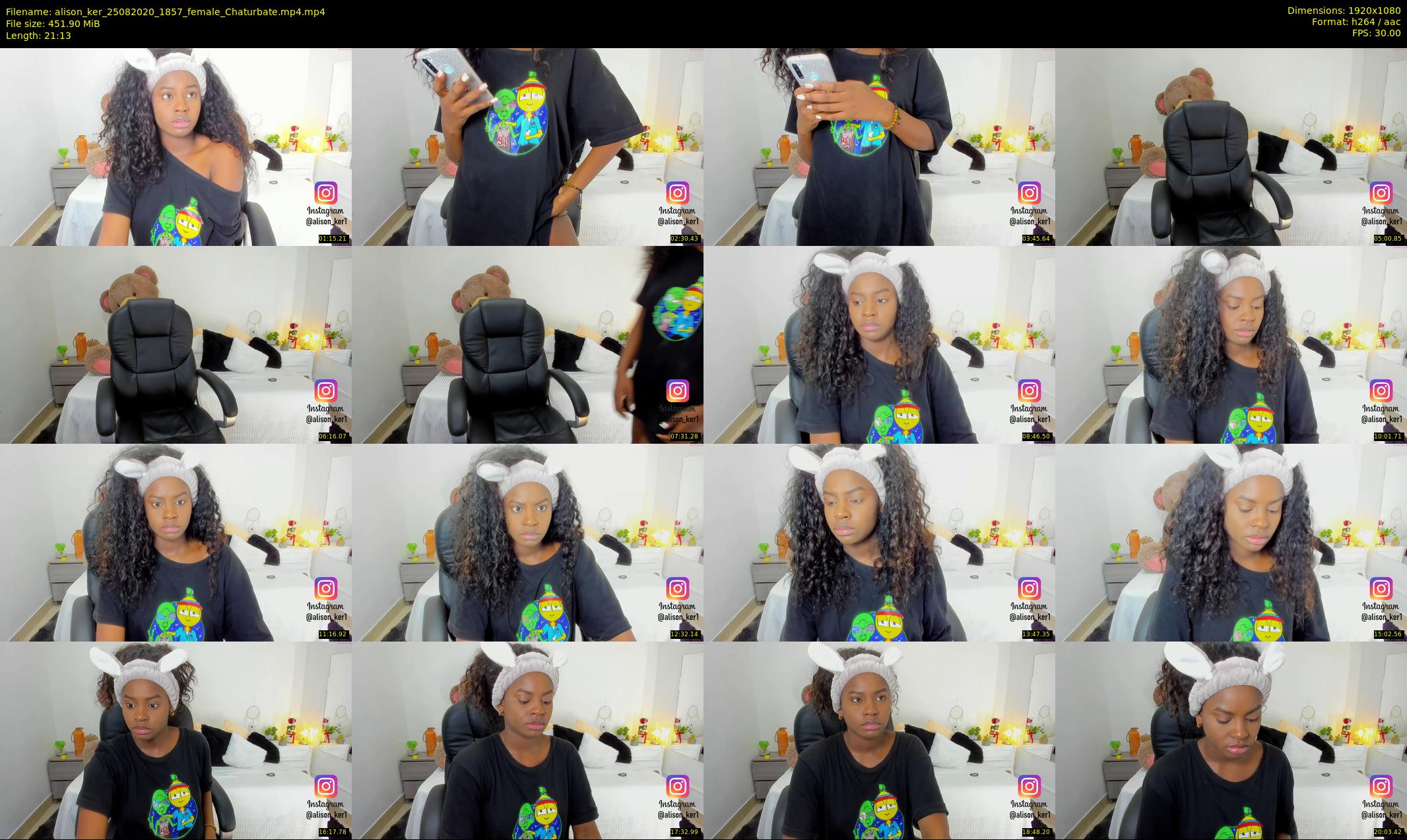 alison_ker — 22 minute Chaturbate female cam show recording, 1080p, Aug 25, 2020