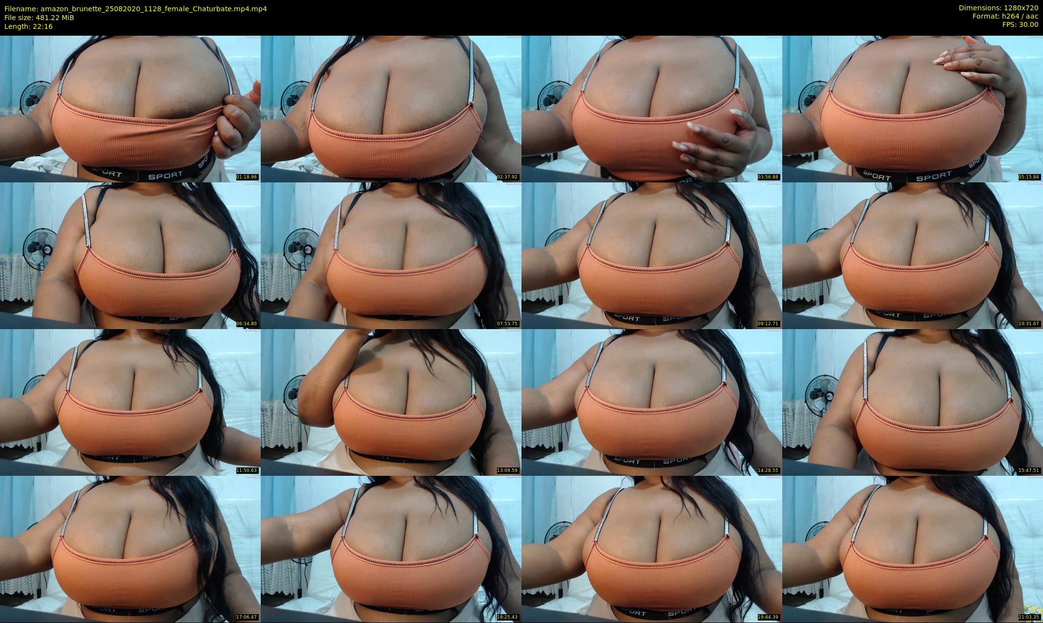 amazon_brunette — 23 minute Chaturbate female cam show recording, 720p, Aug 25, 2020