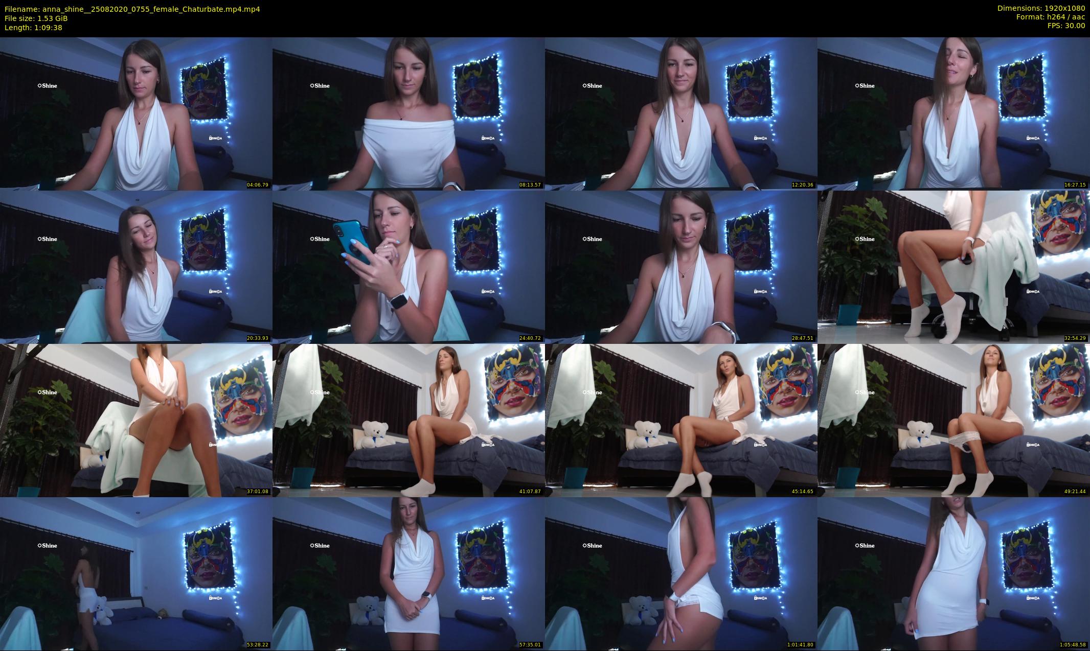 anna_shine_ — 70 minute Chaturbate female cam show recording, 1080p, Aug 25, 2020