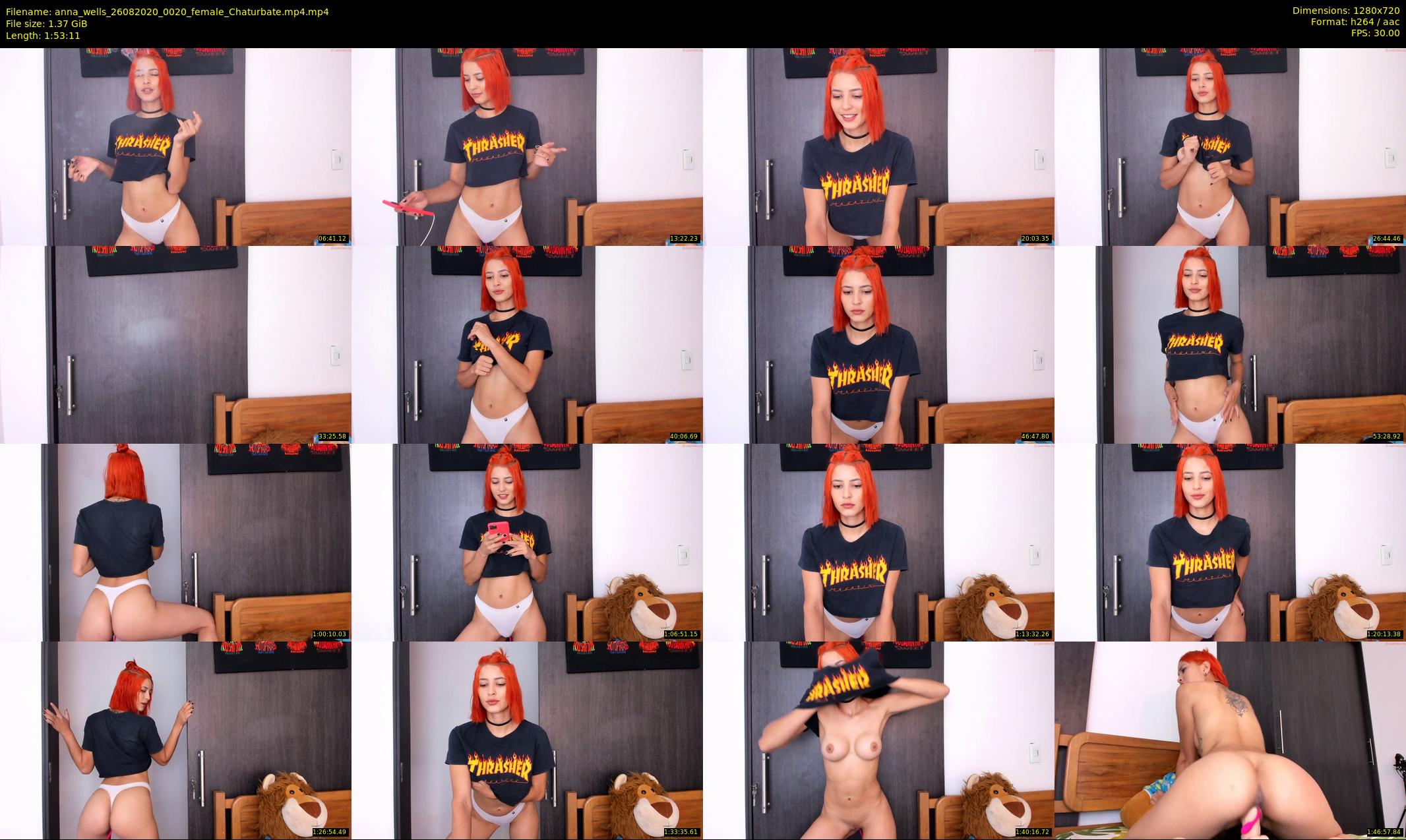 anna_wells — 114 minute Chaturbate female cam show recording, 720p, Aug 26, 2020