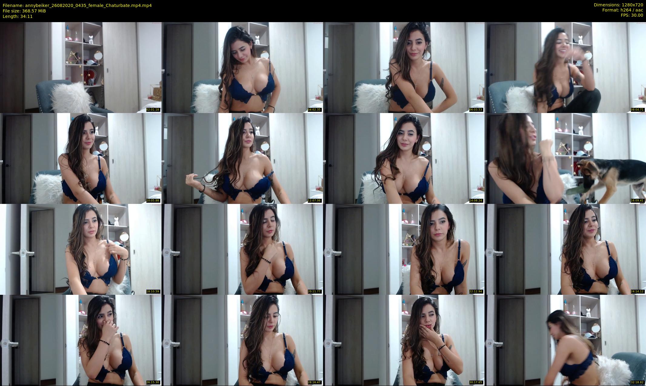 annybeiker — 35 minute Chaturbate female cam show recording, 720p, Aug 26, 2020