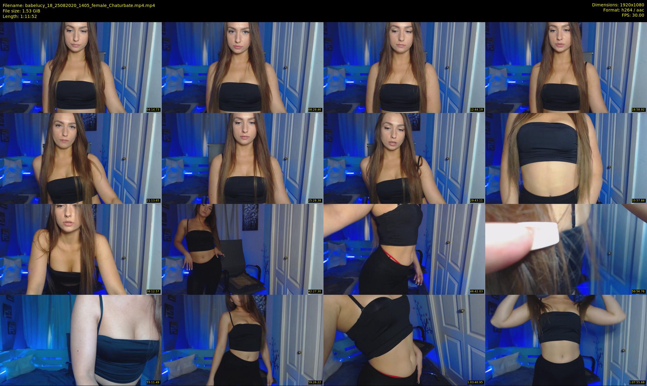babelucy_18 — 72 minute Chaturbate female cam show recording, 1080p, Aug 25, 2020