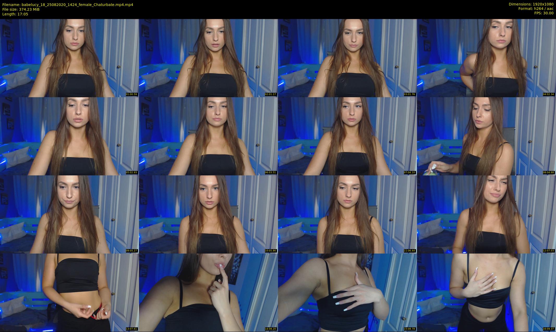 babelucy_18 — 18 minute Chaturbate female cam show recording, 1080p, Aug 25, 2020