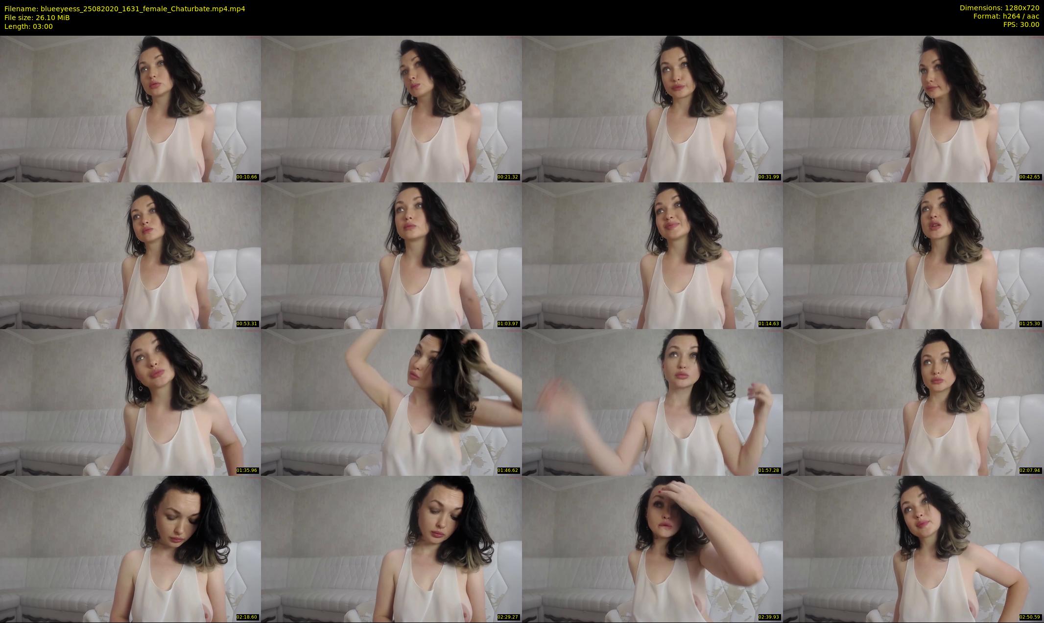 blueeyeess — 3 minute Chaturbate female cam show recording, 720p, Aug 25, 2020