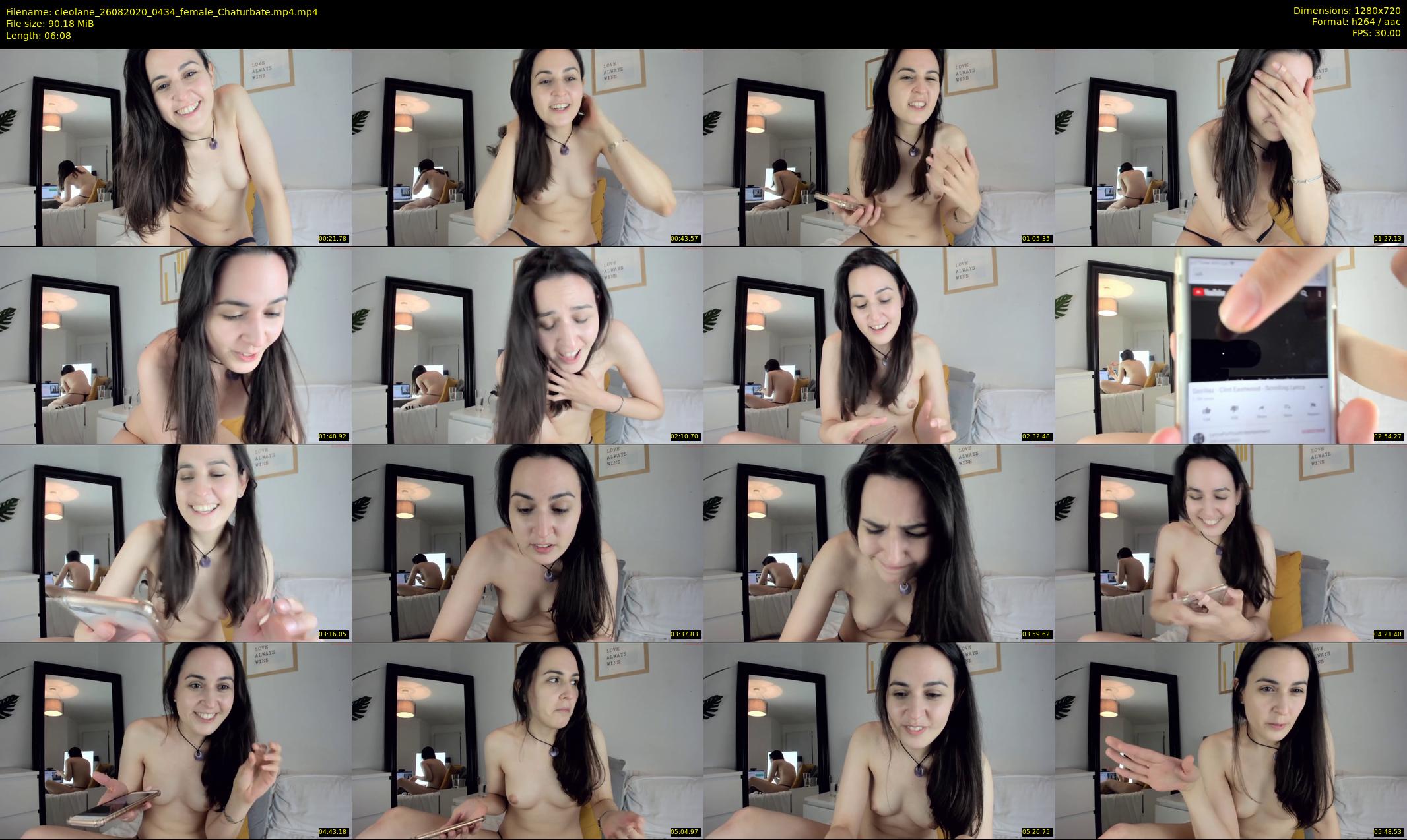 cleolane — 7 minute Chaturbate female cam show recording, 720p, Aug 26, 2020